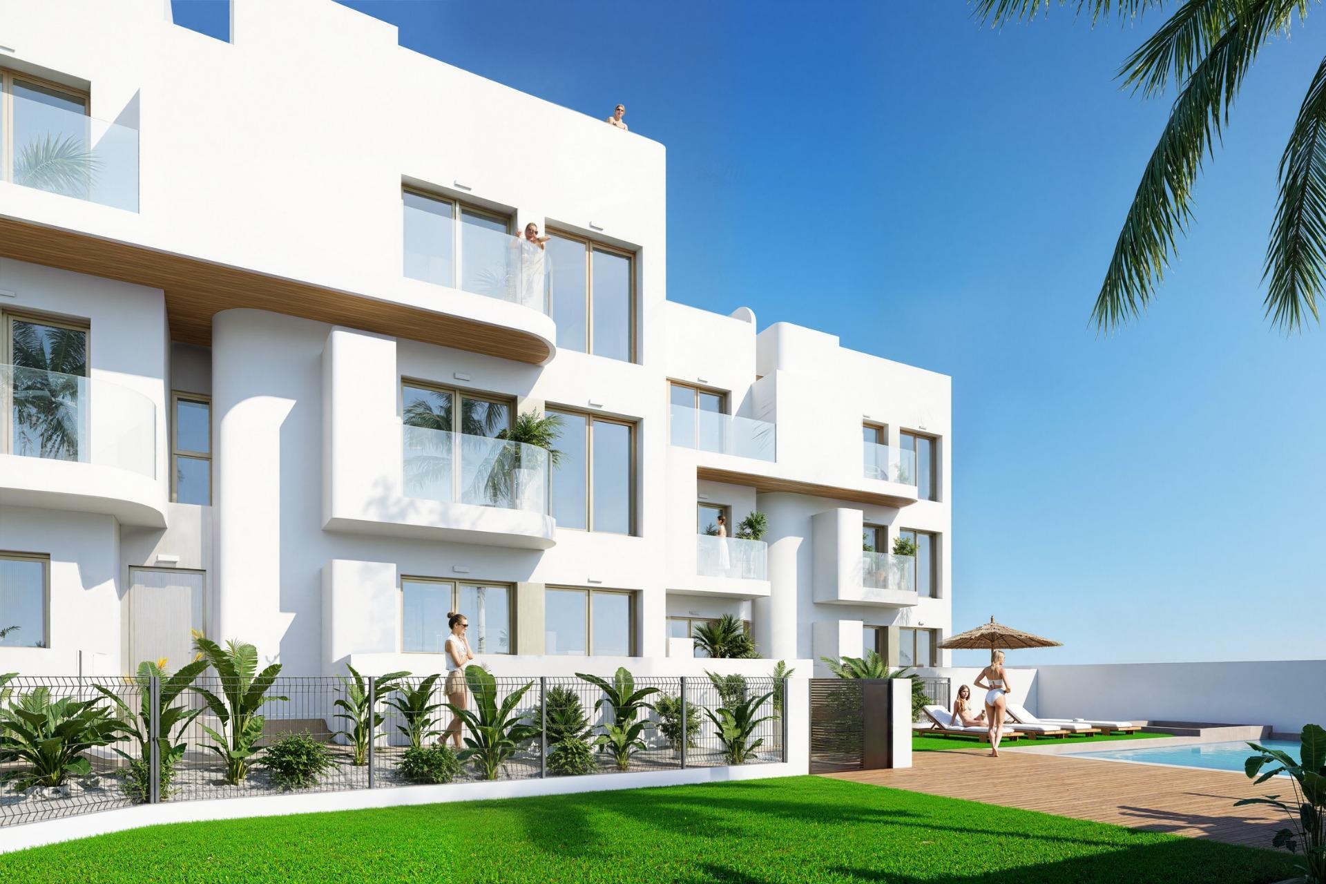 Ático de obra nueva con piscina privada en Serena Golf, Los Alcázares — 3 dorm.