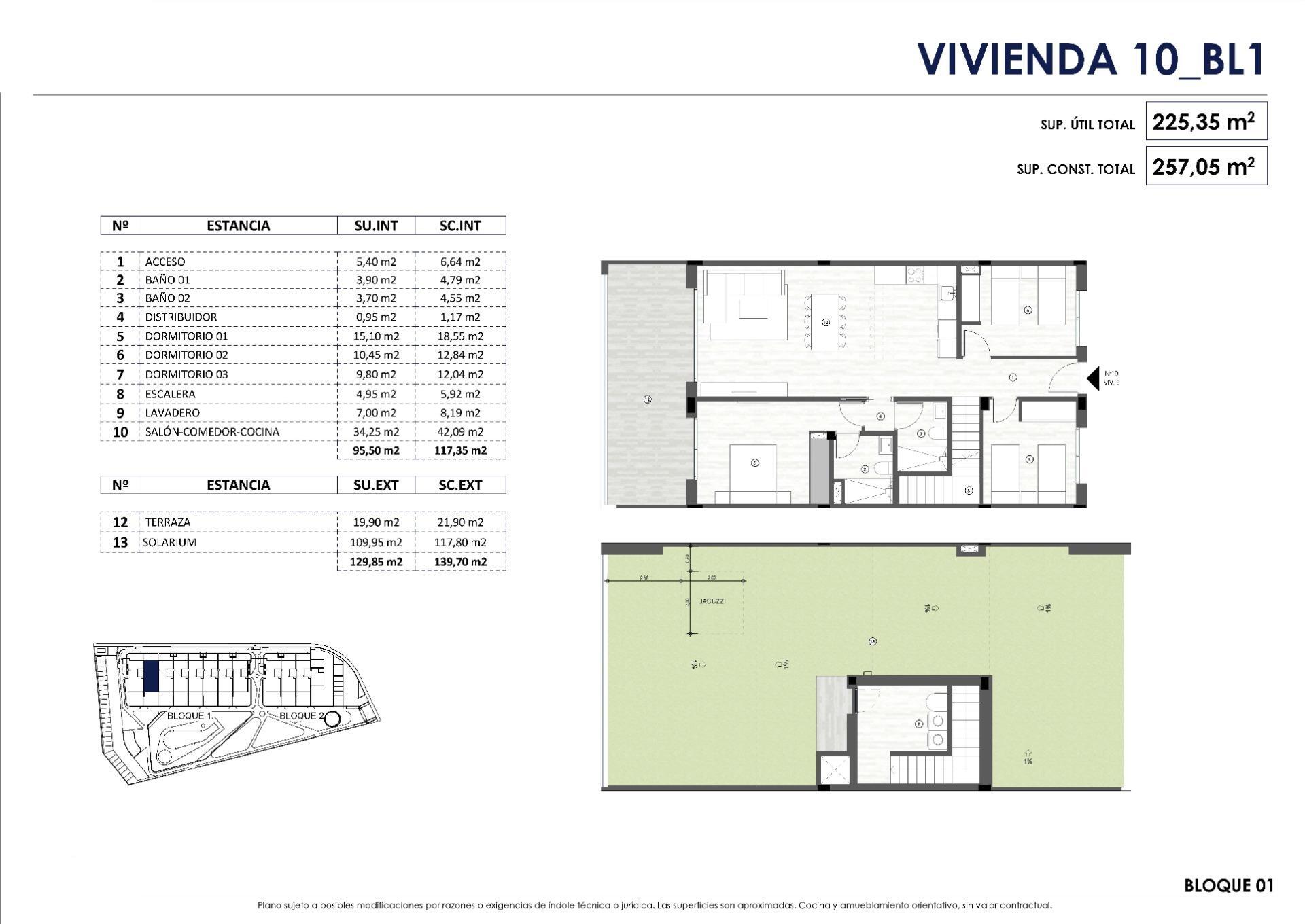 Chalet de obra nueva con piscina privada en La Manga Club — 3 dormitorios