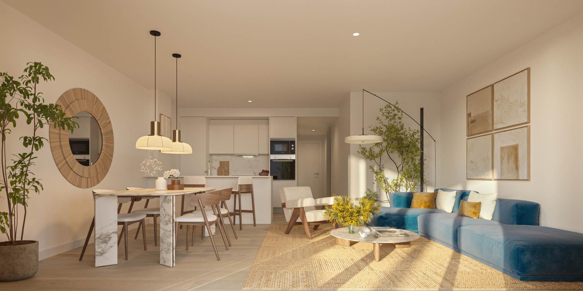 Ático de obra nueva con piscina privada en El Verger — 3 dorm. y Beach Club