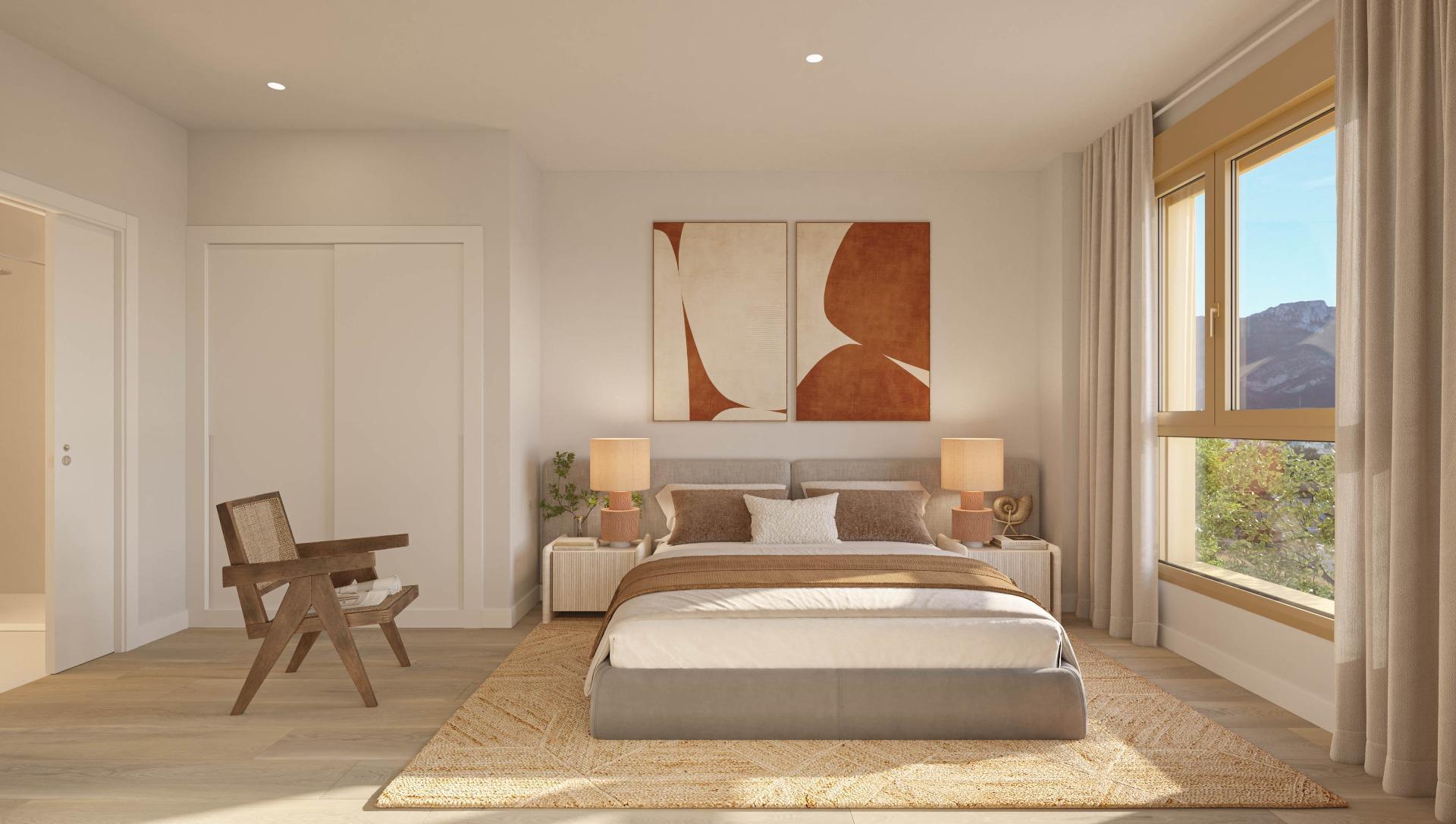 Ático de obra nueva con piscina privada en El Verger — 3 dorm. y Beach Club