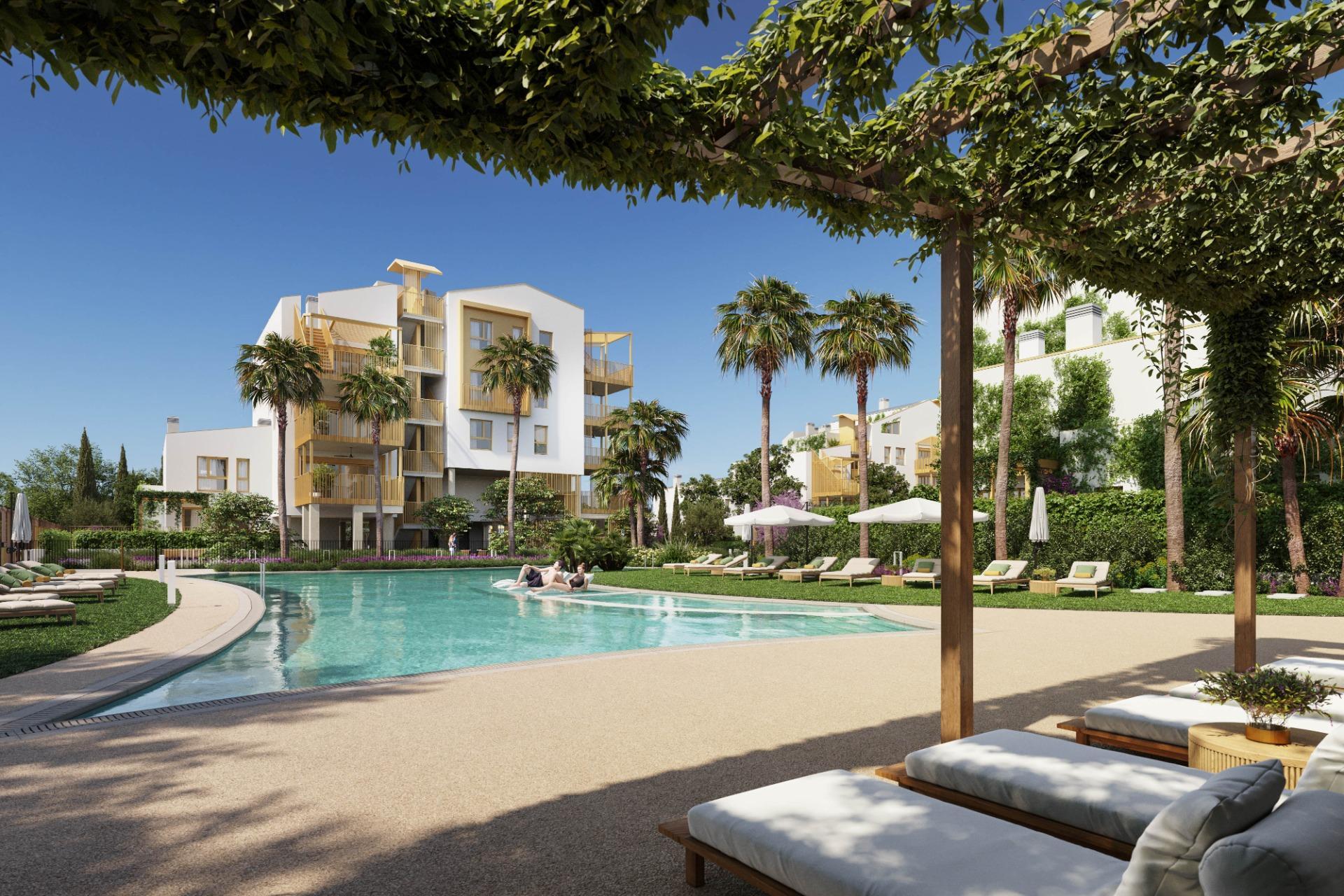 Ático de obra nueva con piscina privada en El Verger — 3 dorm. y Beach Club