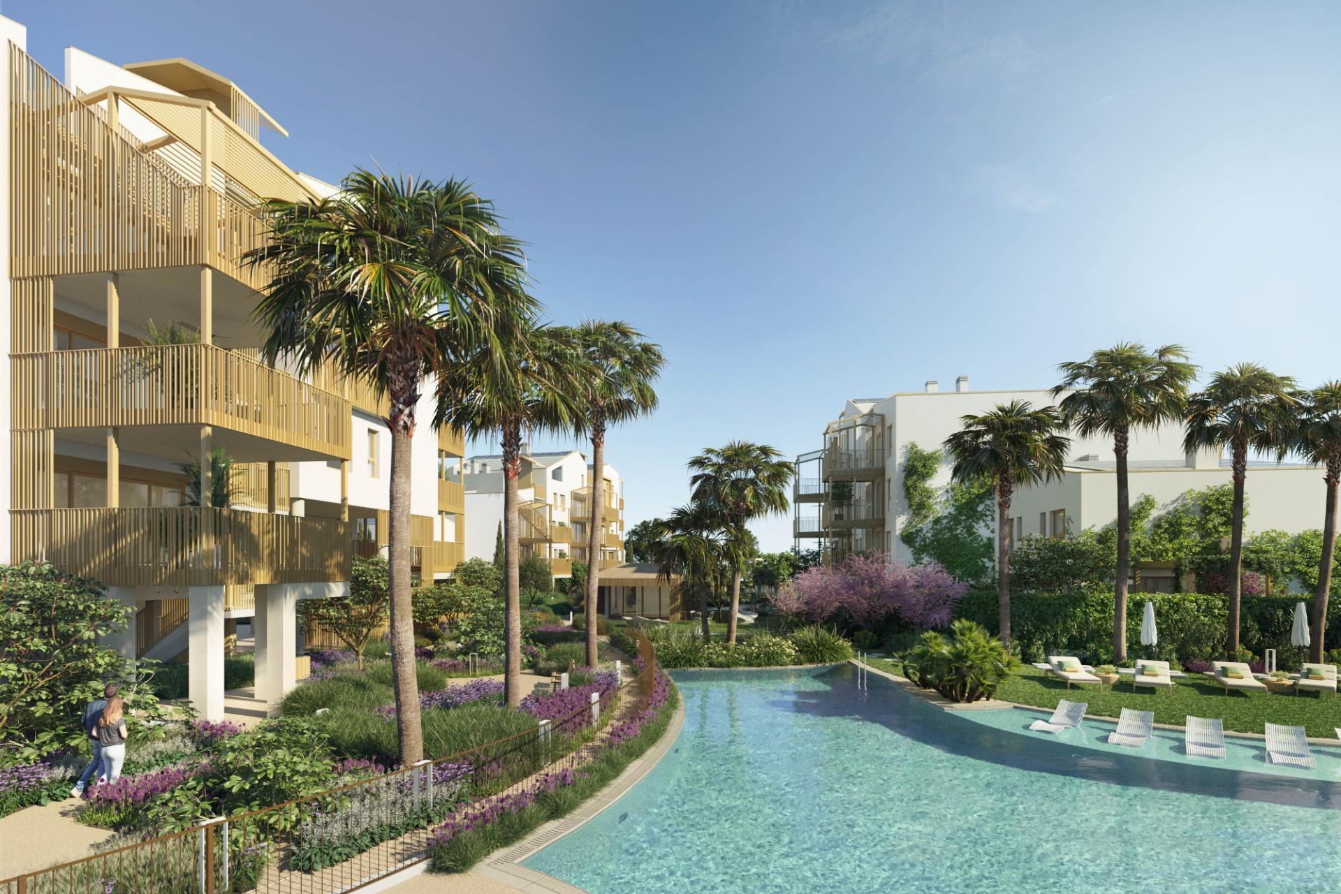 Ático de obra nueva con piscina privada en El Verger — 3 dorm. y Beach Club
