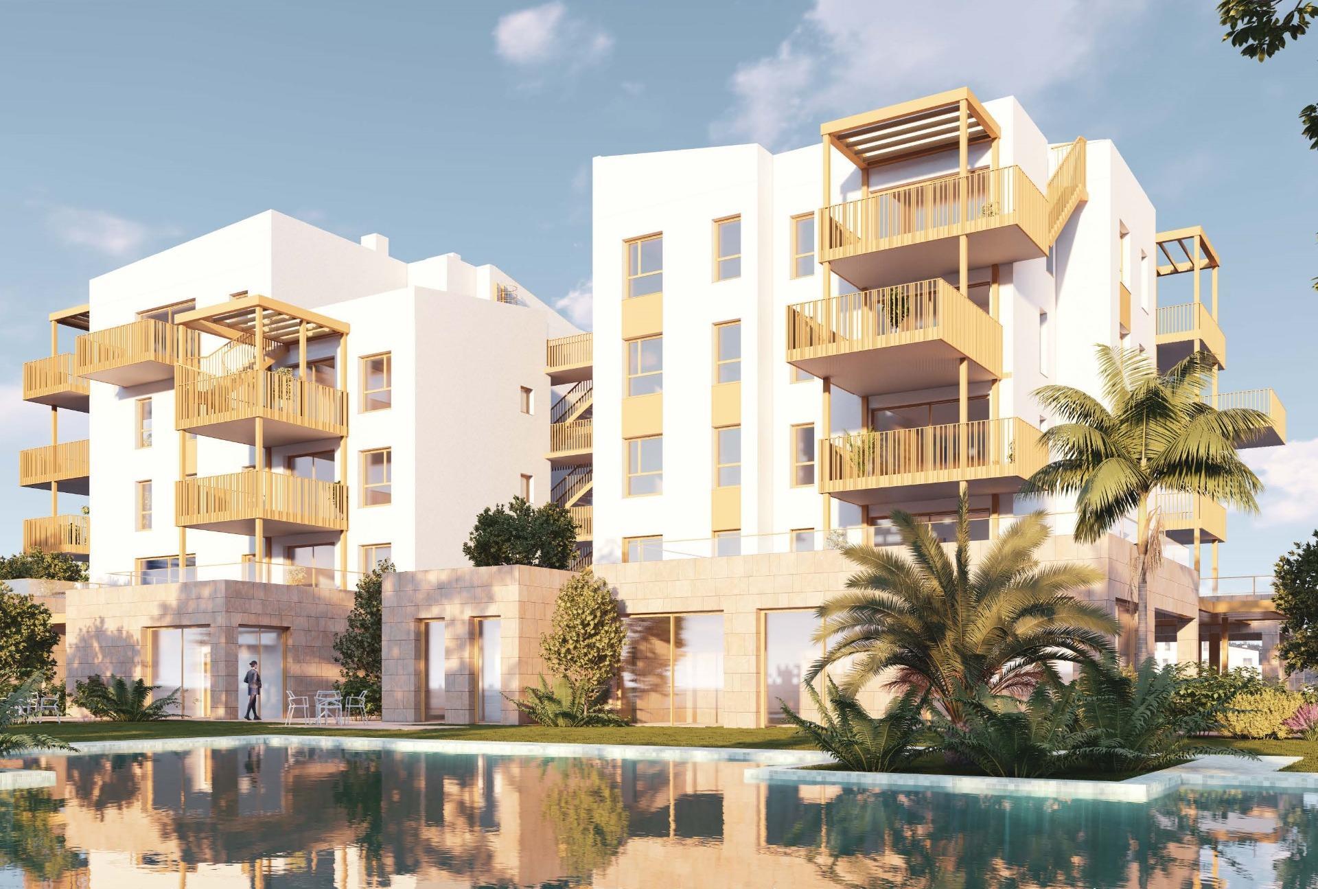 Ático de obra nueva con piscina privada en El Verger — 3 dorm. y Beach Club