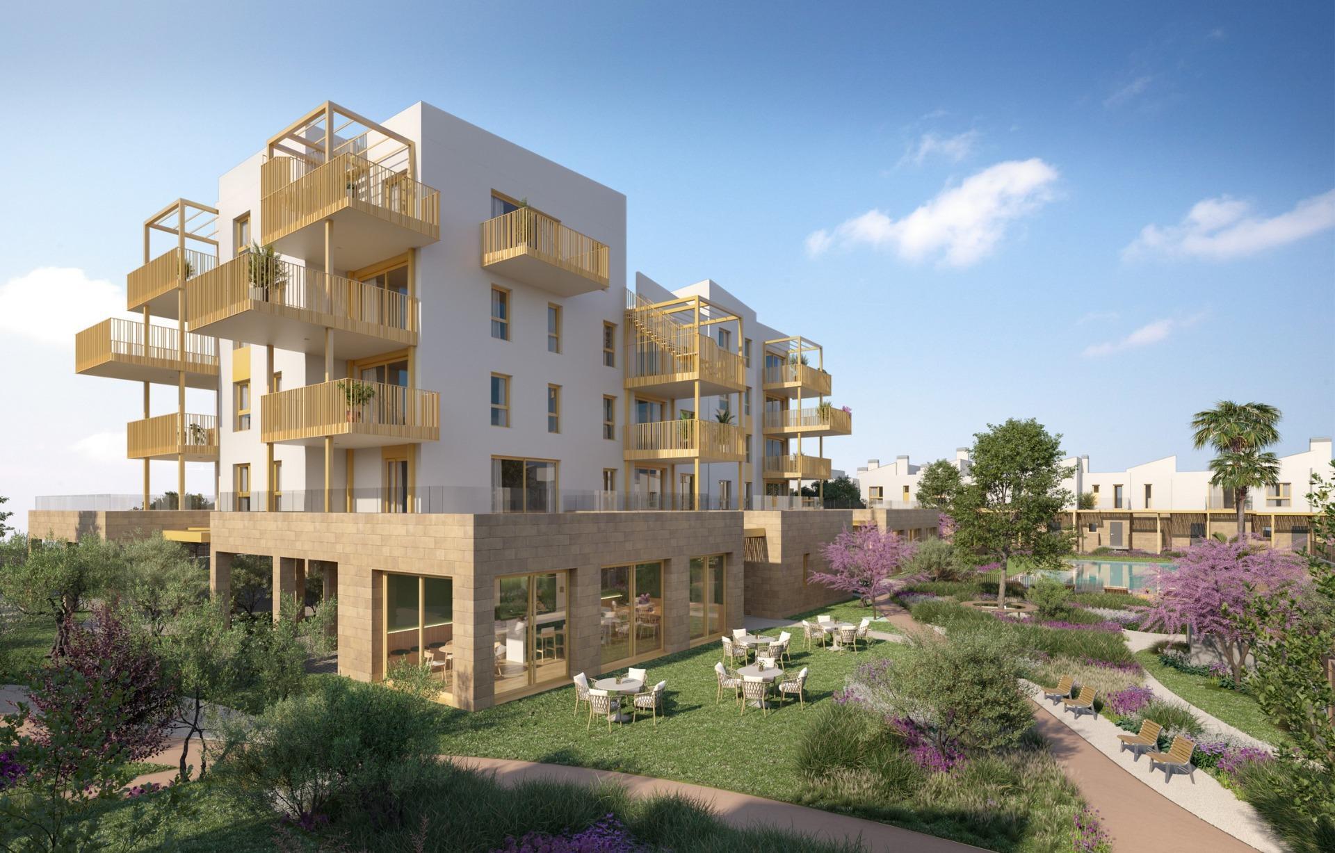 Ático de obra nueva con piscina privada en El Verger — 3 dorm. y Beach Club