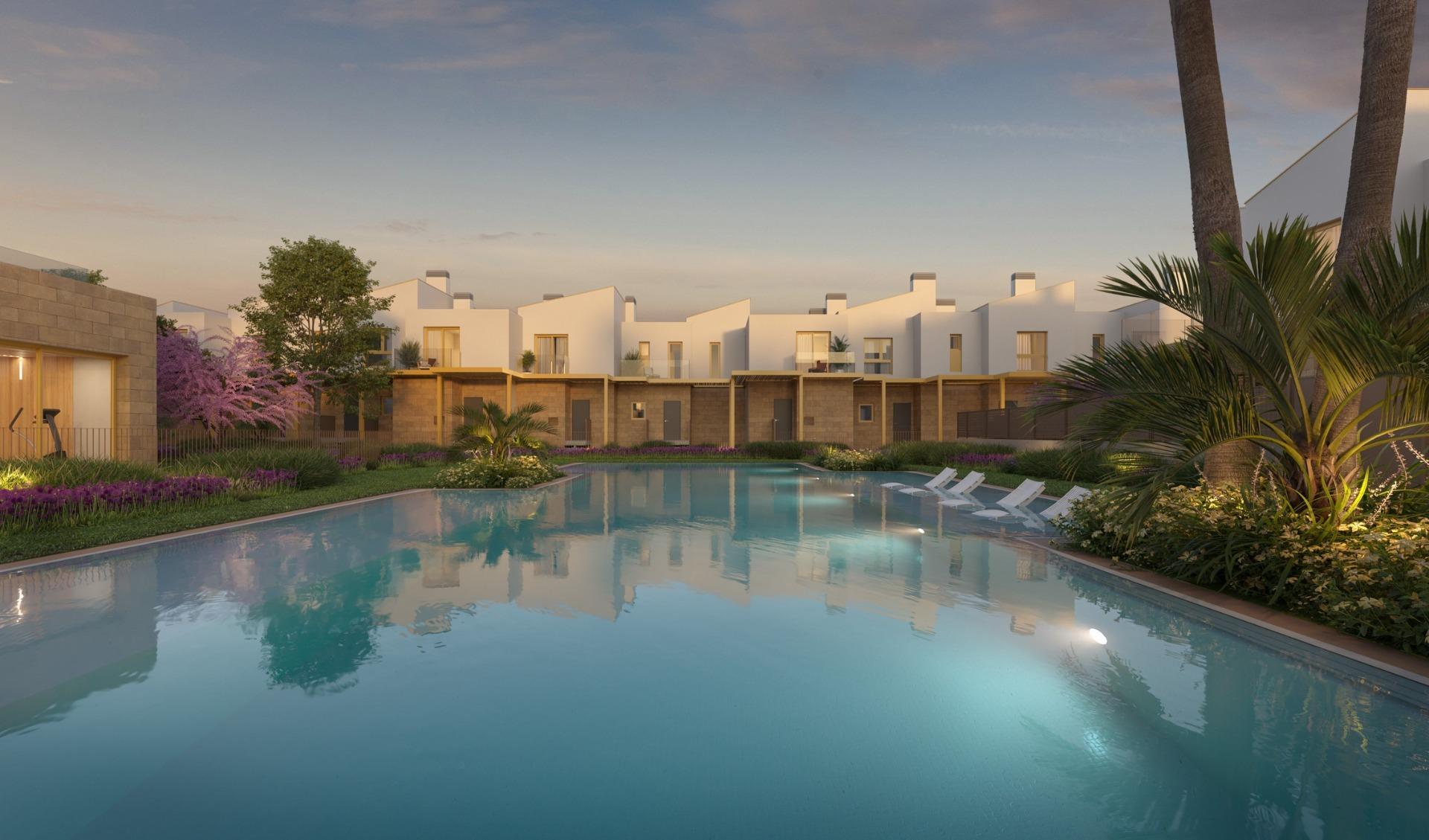 Ático de obra nueva con piscina privada en El Verger — 3 dorm. y Beach Club