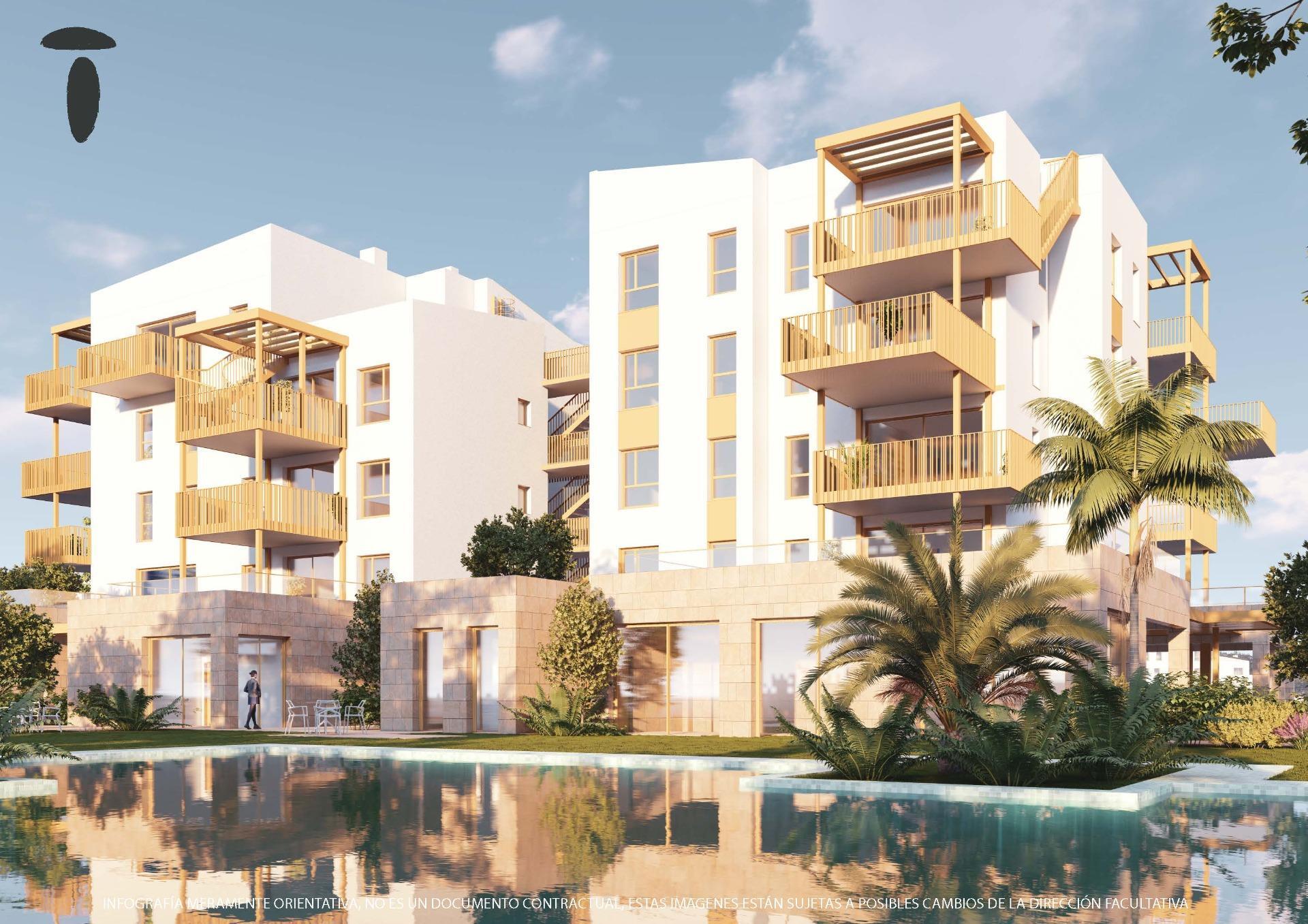 Ático de obra nueva con piscina privada en El Verger — 3 dorm. y Beach Club