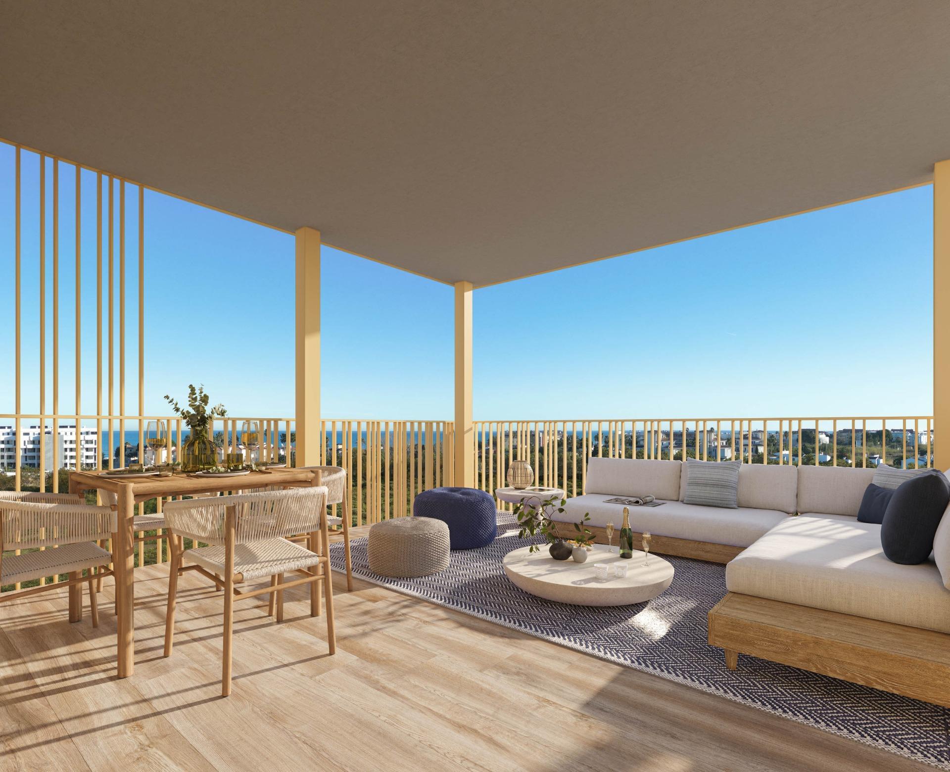 Ático de obra nueva con piscina privada en El Verger — 3 dorm. y Beach Club