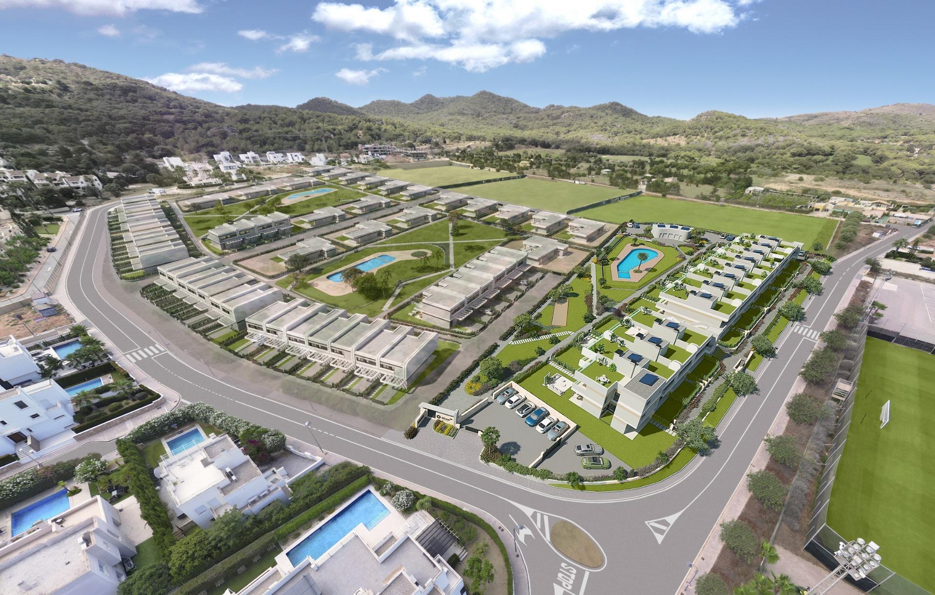 Chalet de obra nueva con piscina privada en La Manga Club — 3 hab. y Golf