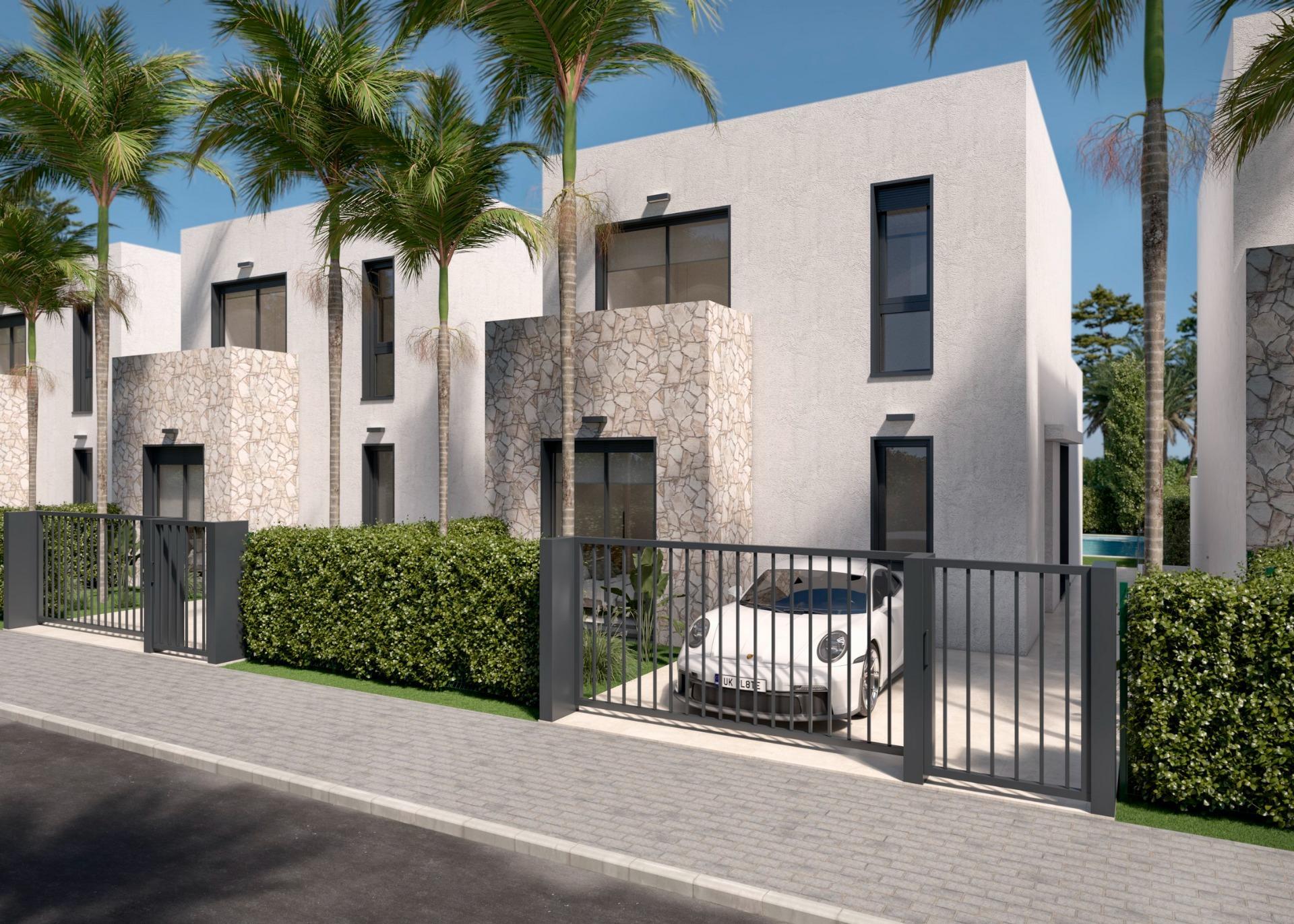 Villa de obra nueva en Santa Rosalía Resort con piscina y gran sótano