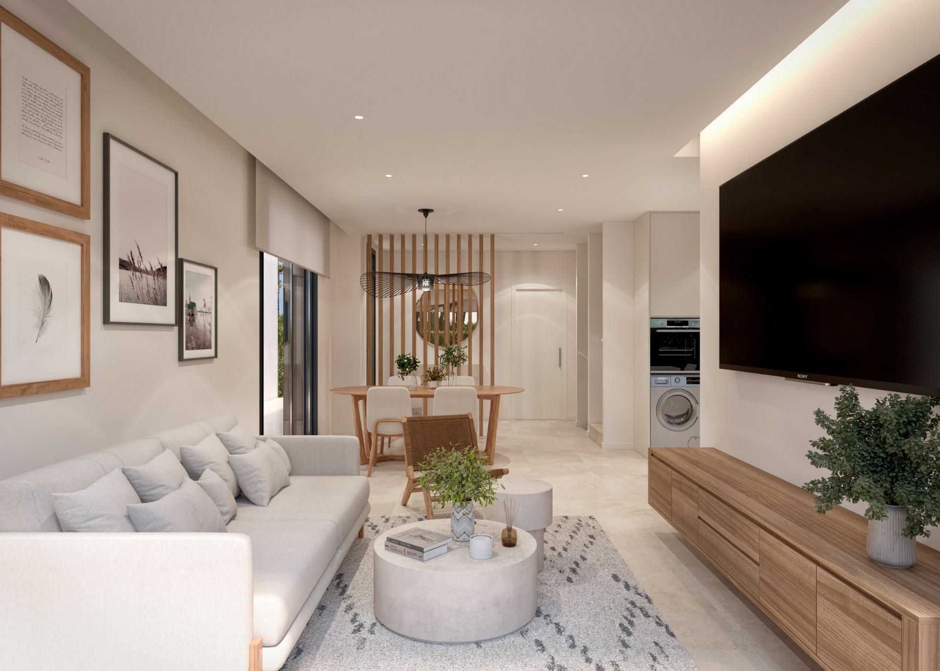 Villa de obra nueva en Santa Rosalía Resort con piscina y gran sótano