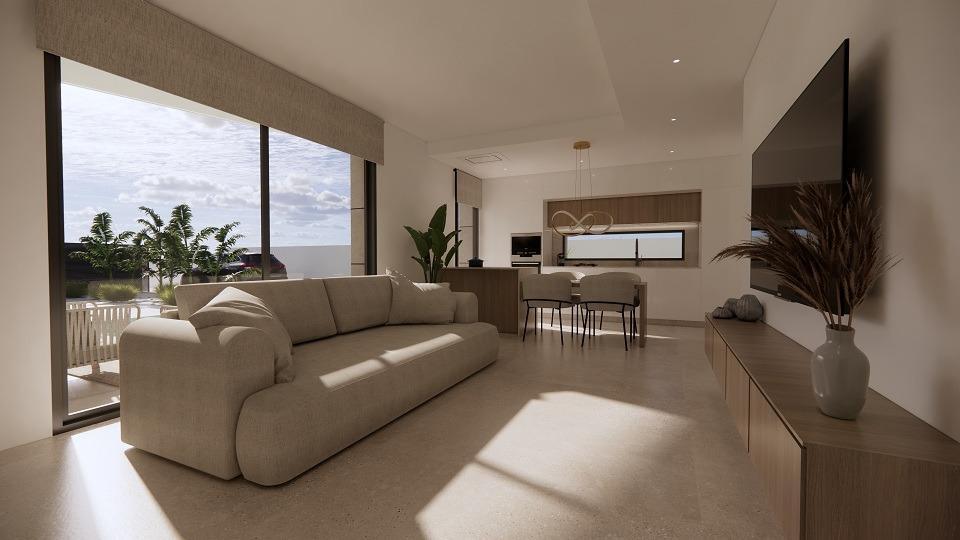 Villa de obra nueva en San Luis, Torrevieja: piscina privada y solárium premium
