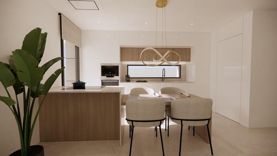 Villa de obra nueva en San Luis, Torrevieja: piscina privada y solárium premium