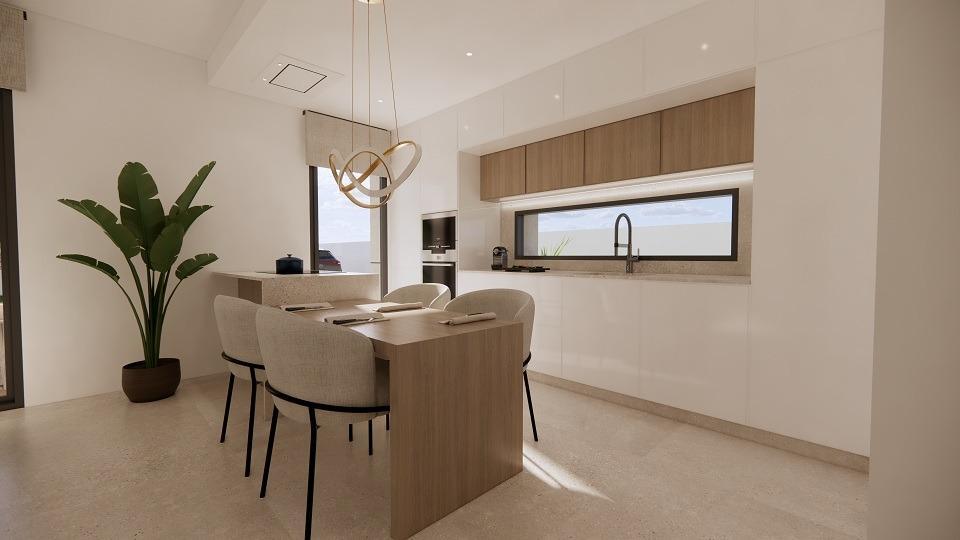 Villa de obra nueva en San Luis, Torrevieja: piscina privada y solárium premium