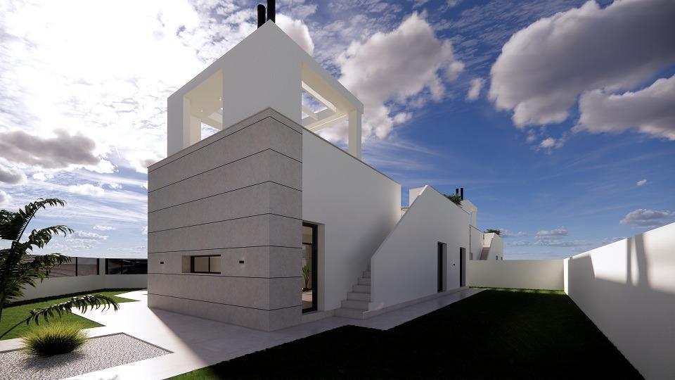 Villa de obra nueva en San Luis, Torrevieja: piscina privada y solárium premium