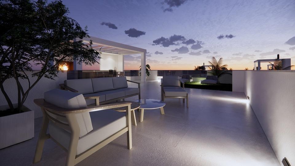 Villa de obra nueva en San Luis, Torrevieja: piscina privada y solárium premium