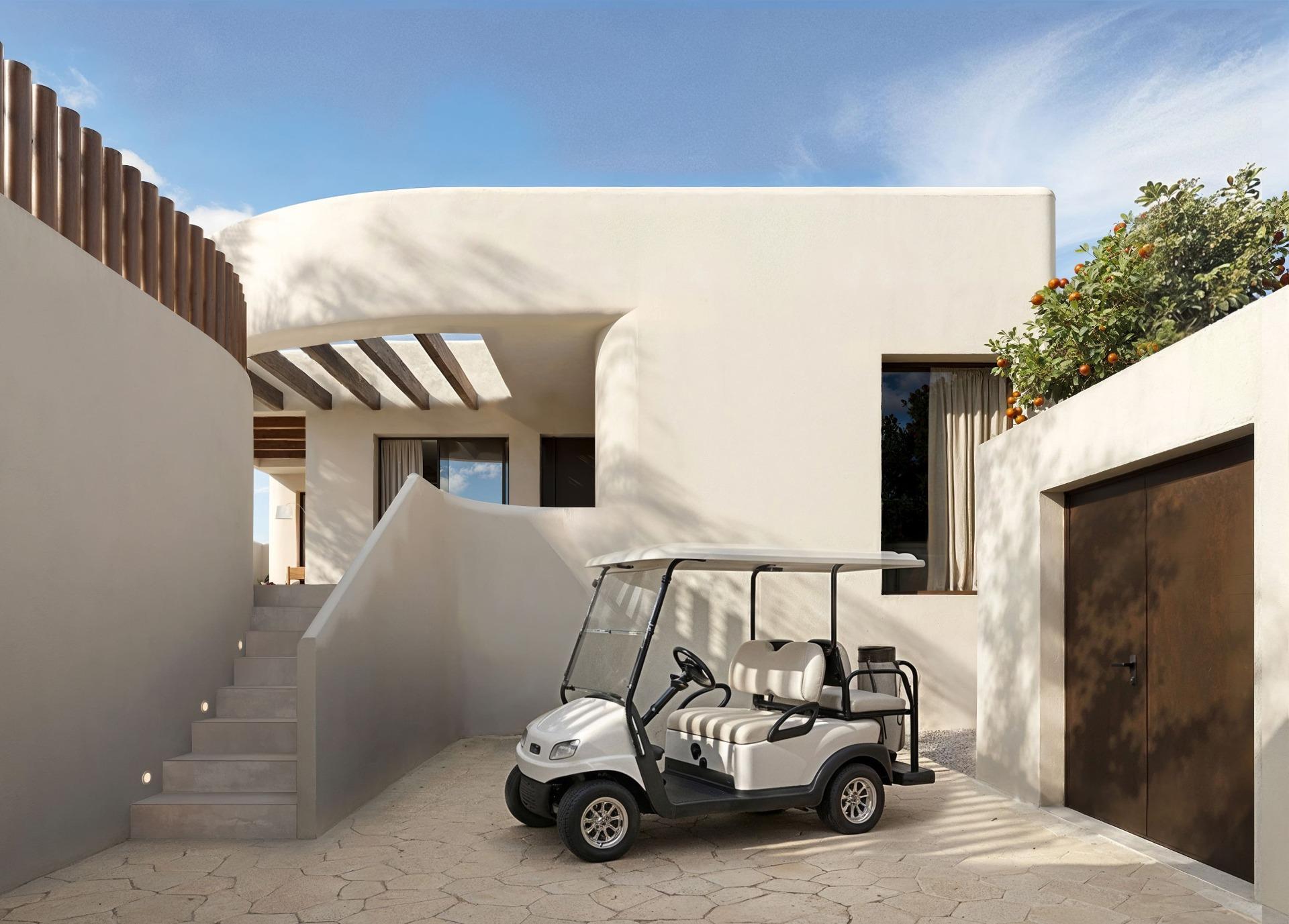 Villa de lujo con piscina y solárium en La Finca Golf, Algorfa — 3 Dorm.