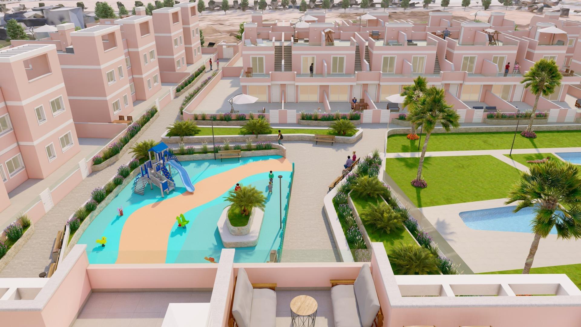 Apartamento de obra nueva con piscina privada en Pilar de la Horadada — 3 dorm.