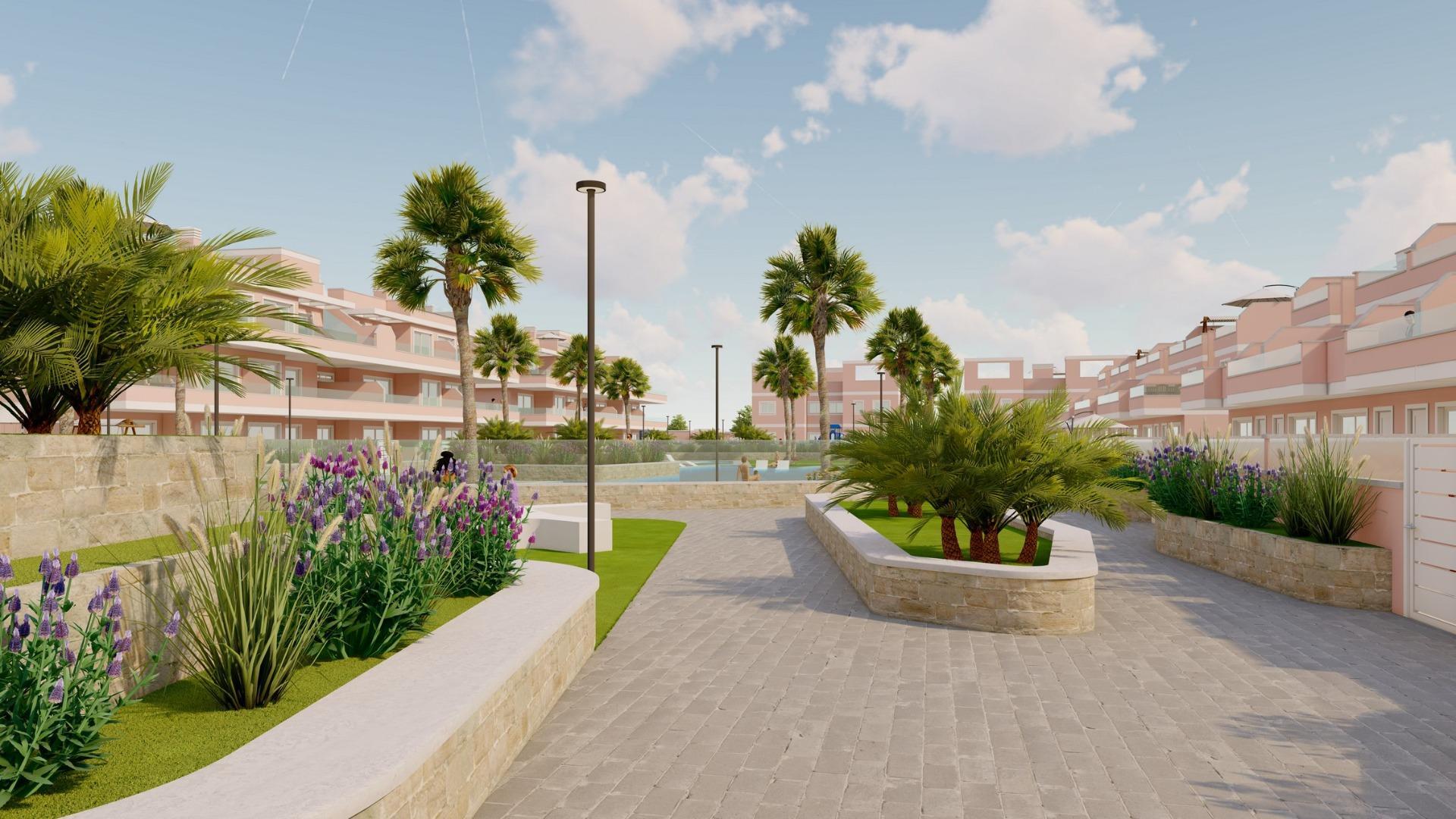Apartamento de obra nueva con piscina privada en Pilar de la Horadada — 3 dorm.