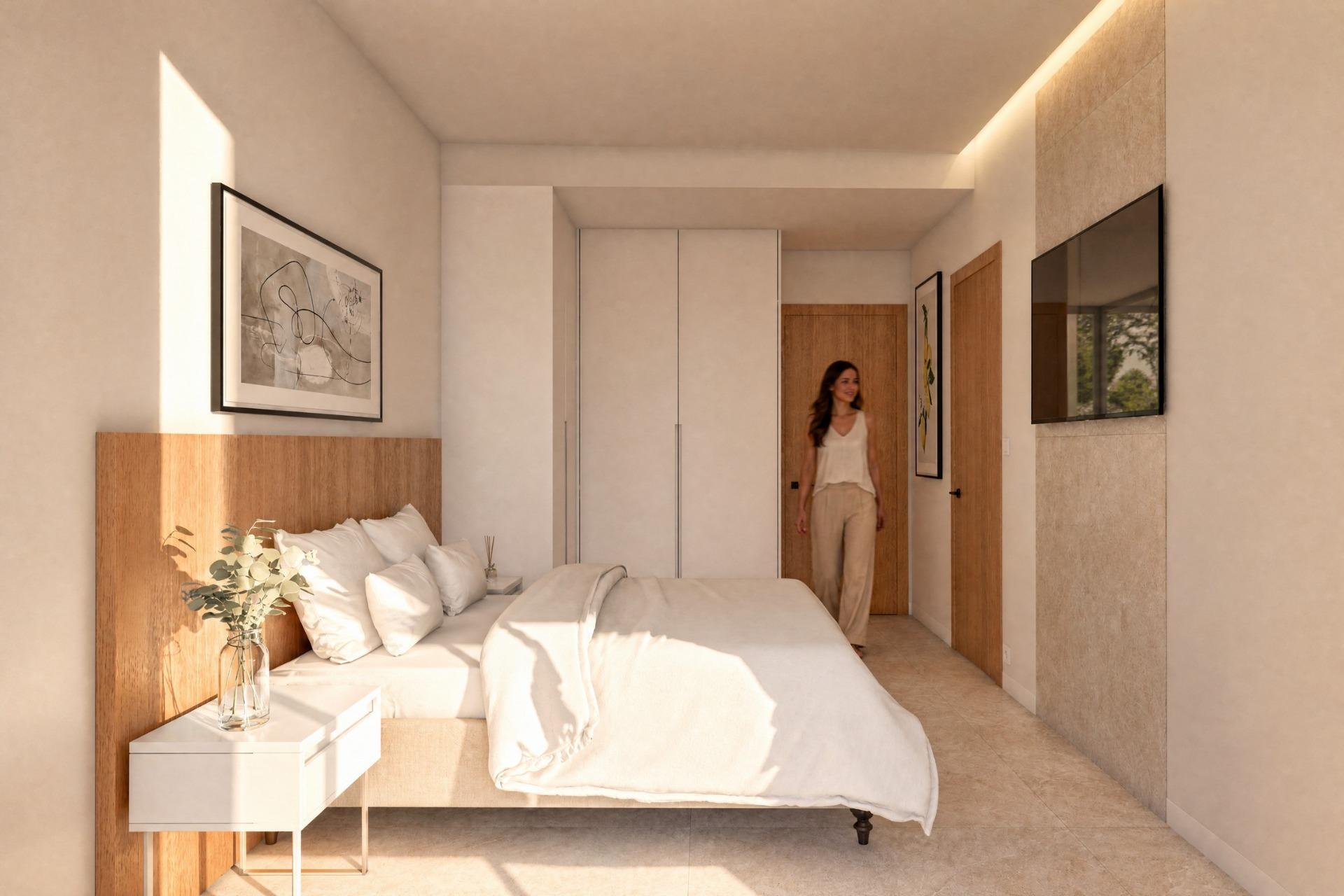 Piso de obra nueva con piscina privada en Condado de Alhama Golf — 2 dorm.
