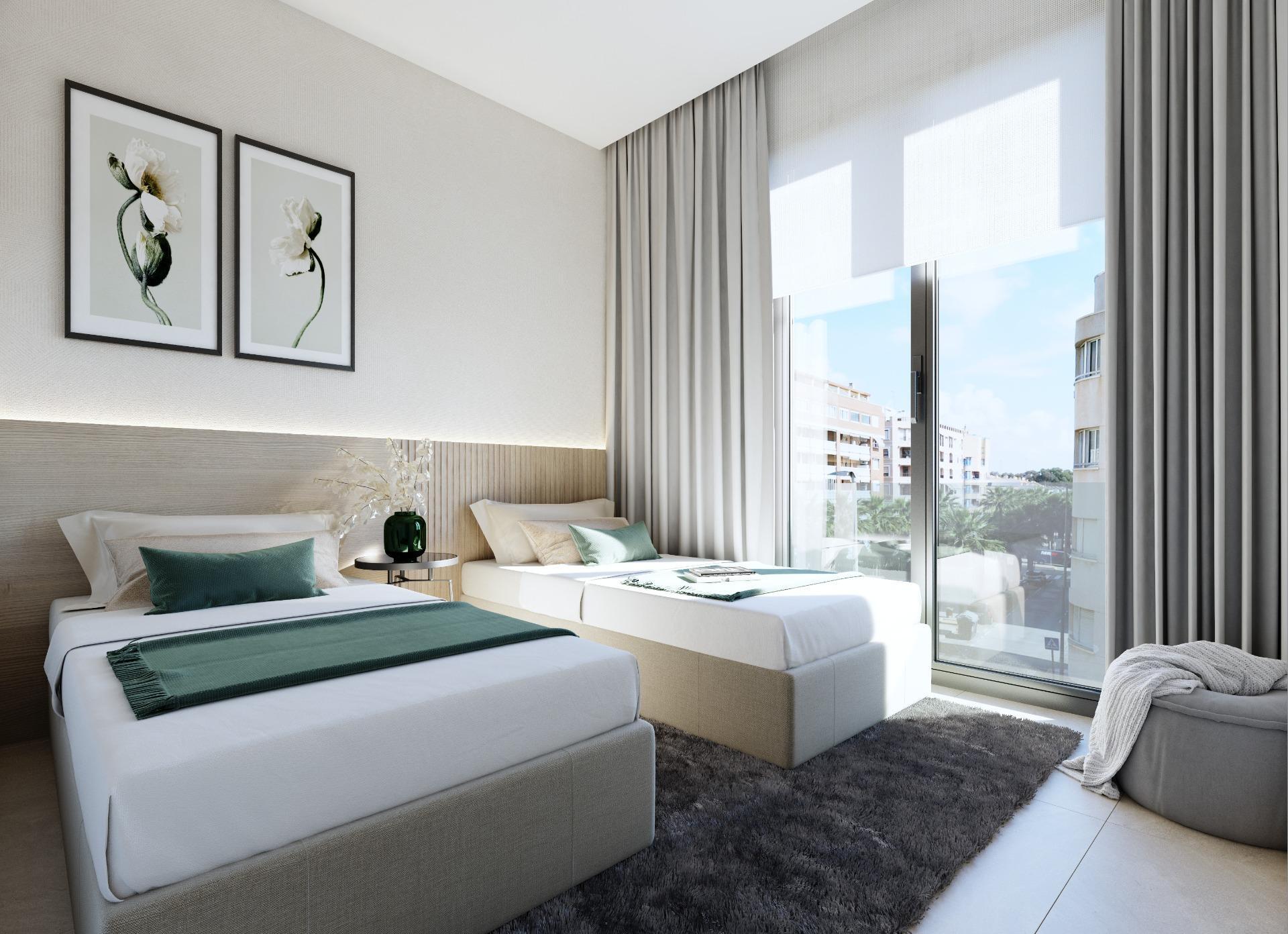 Ático de obra nueva con piscina privada en Guardamar del Segura – 2 dorm.