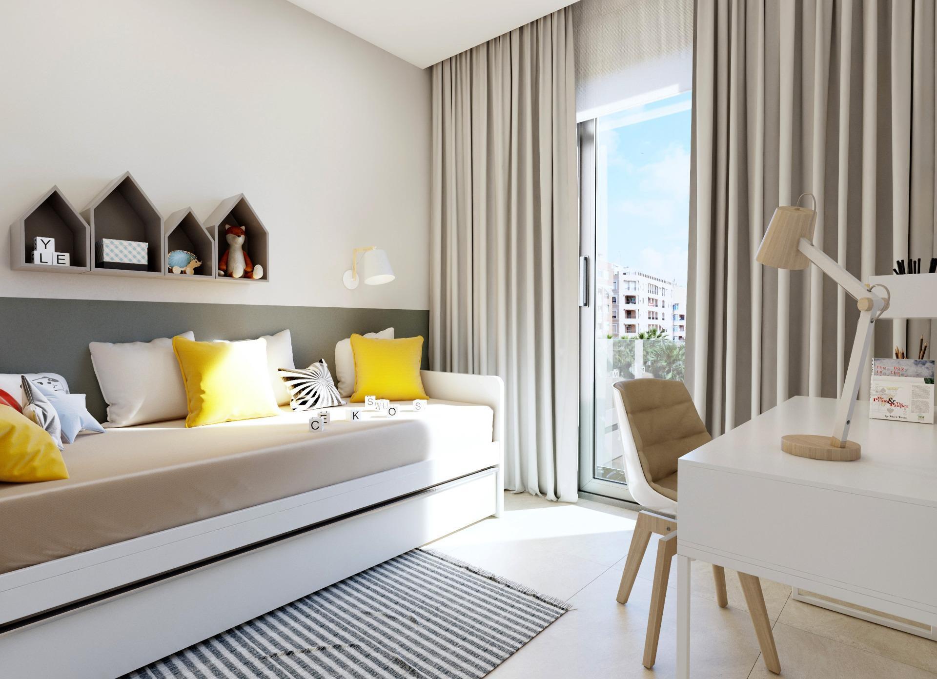 Ático de obra nueva con piscina privada en Guardamar del Segura – 2 dorm.