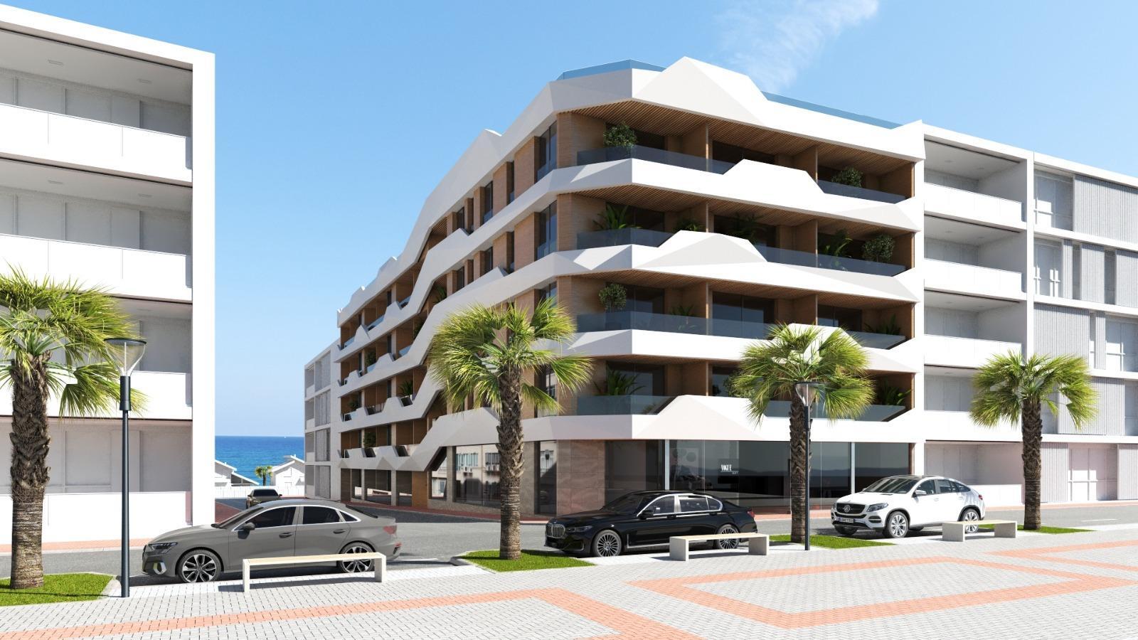 Ático de obra nueva con piscina privada en Guardamar del Segura – 2 dorm.