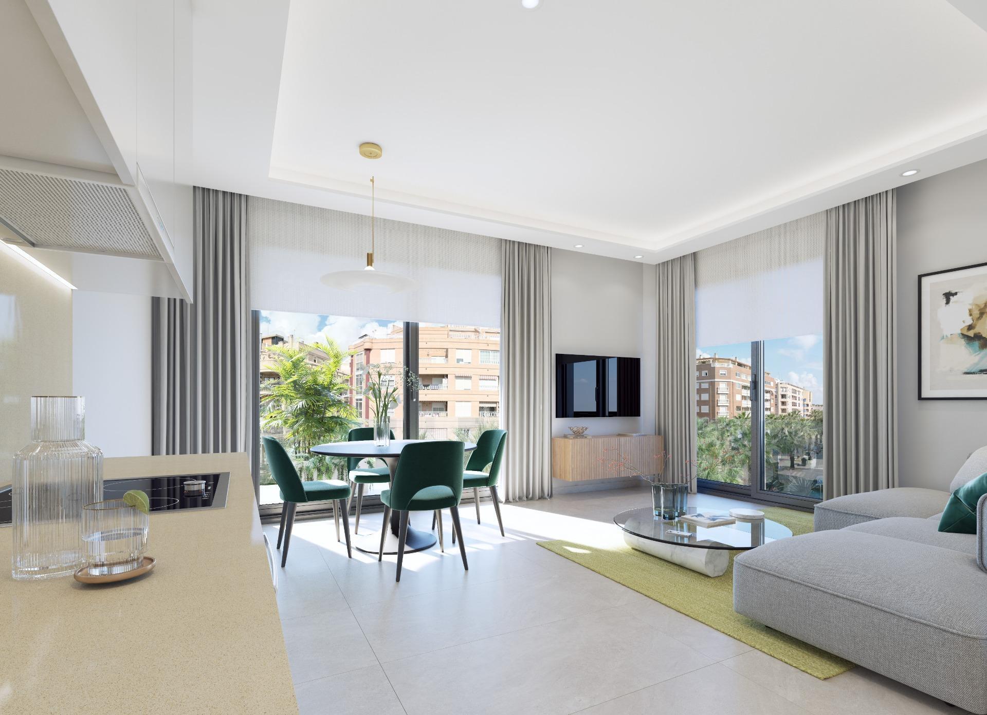 Ático de obra nueva con piscina privada en Guardamar del Segura – 2 dorm.