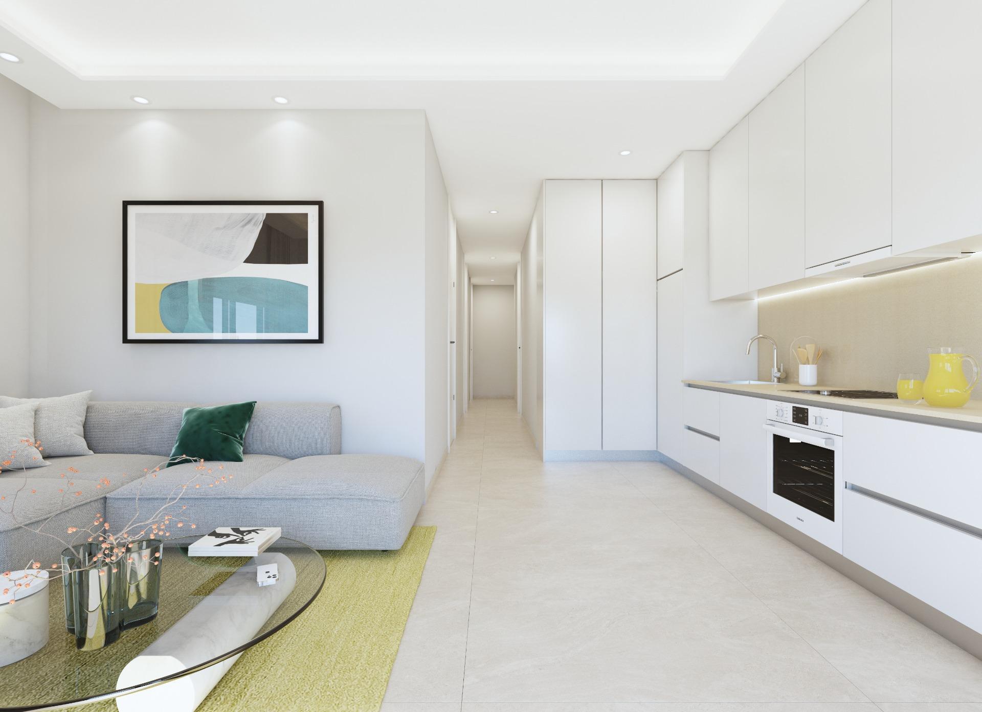 Ático de obra nueva con piscina privada en Guardamar del Segura – 2 dorm.