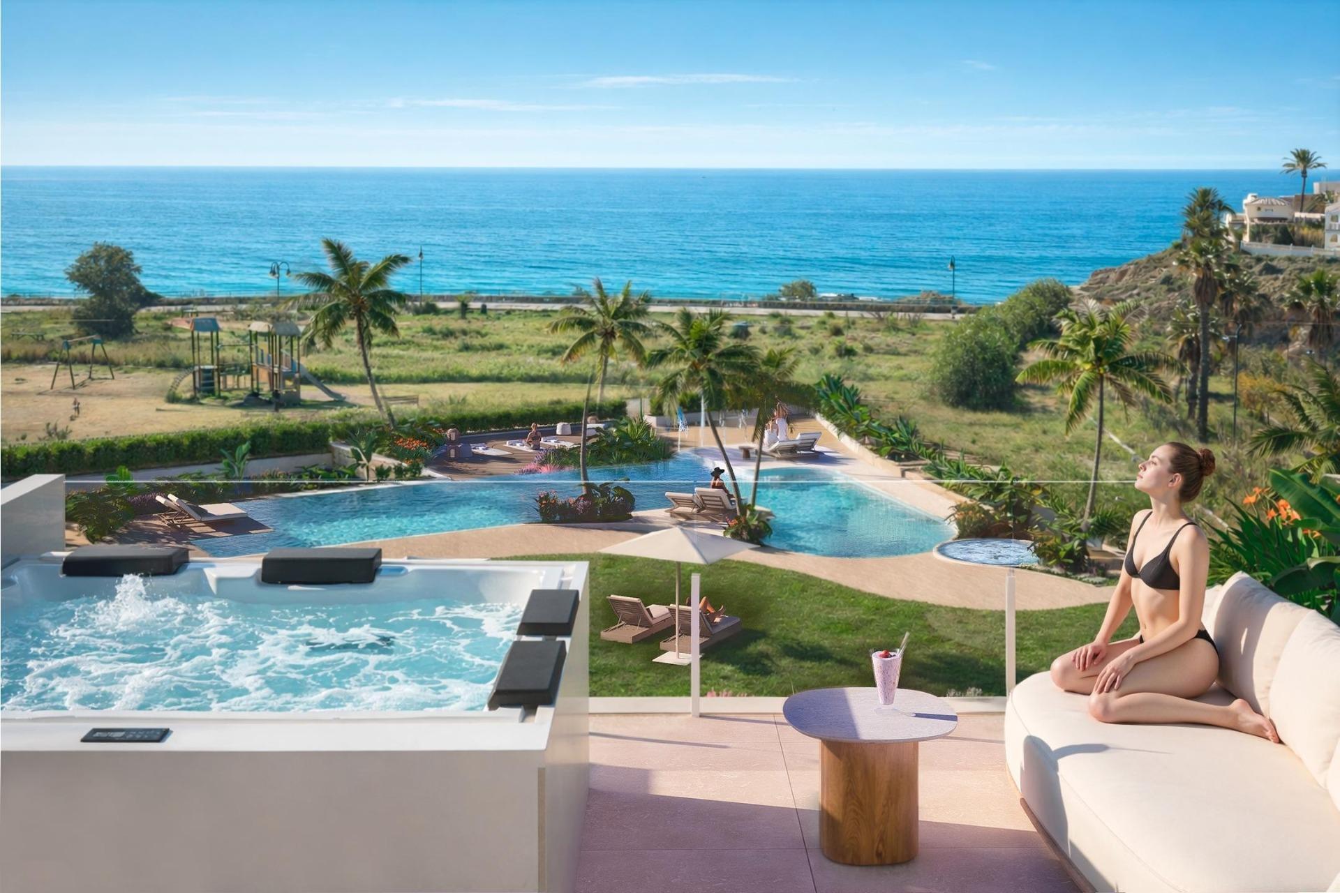 Villa de lujo frente al mar en El Campello — Piscina privada y Solárium