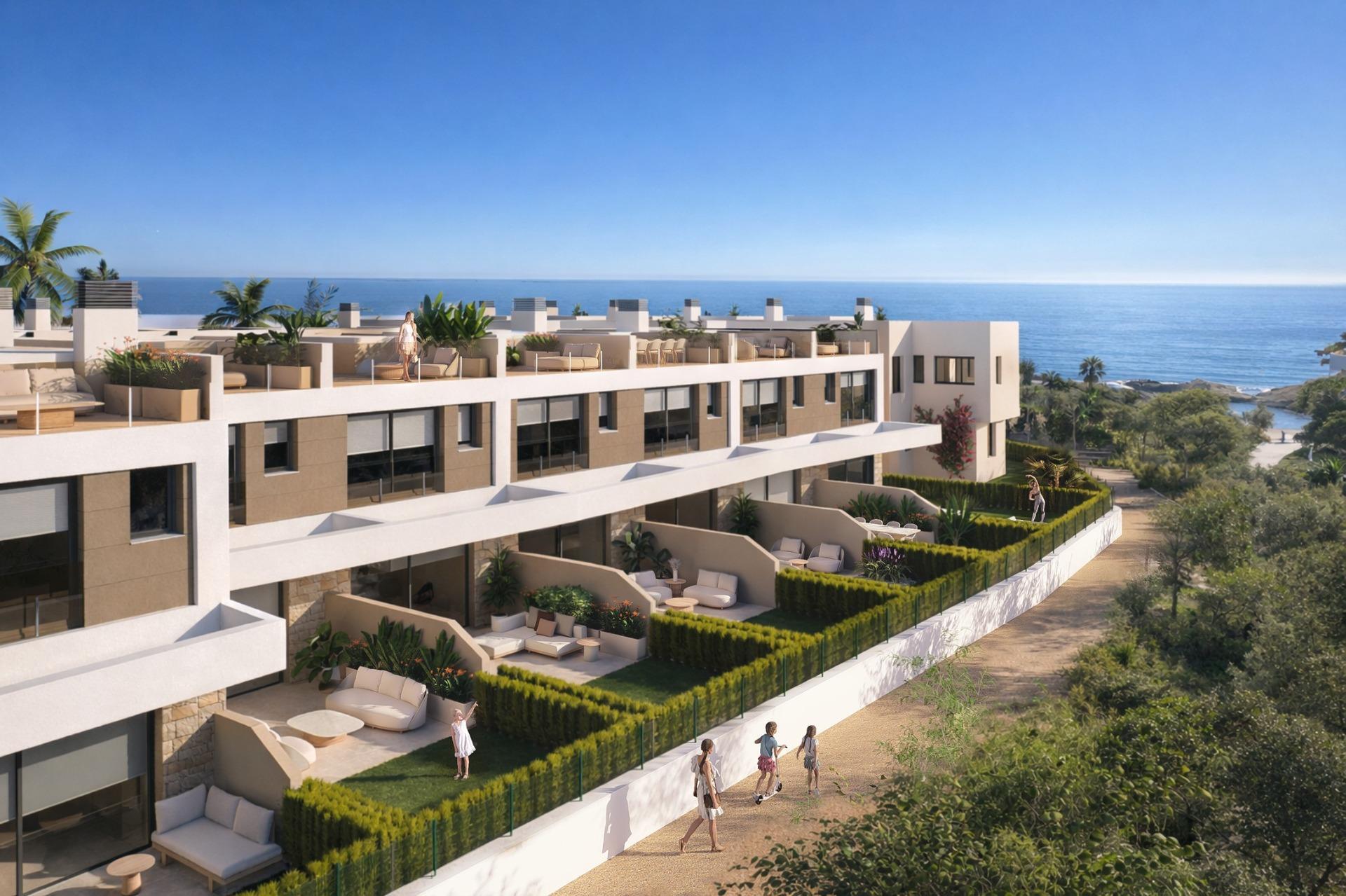 Lujo frente al mar en El Campello — 3 dorm, piscina privada y solárium — Obra nueva