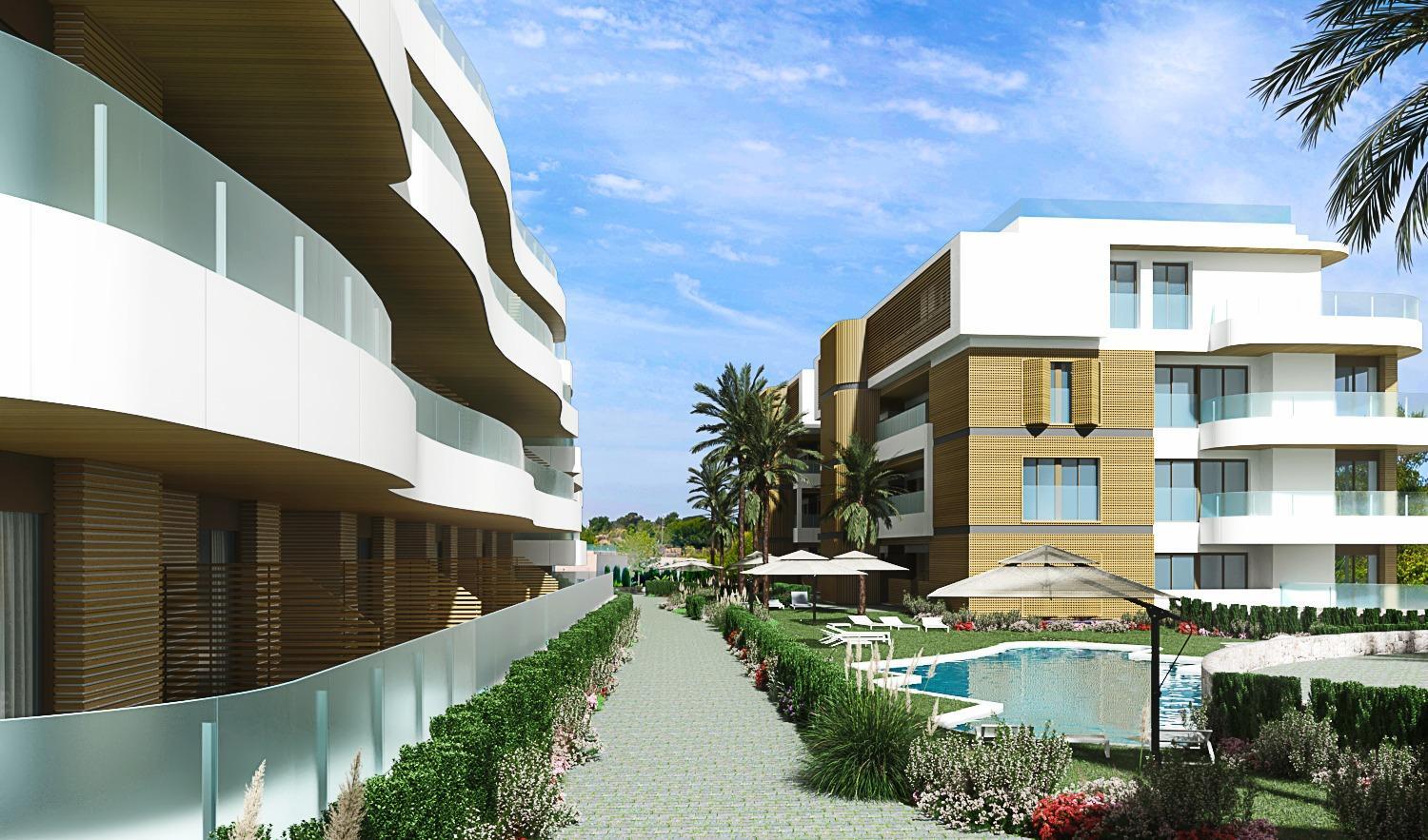 Apartamento de obra nueva con piscina privada en Playa Flamenca — 4 dorm.