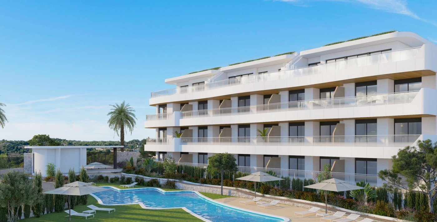 Apartamento de obra nueva con piscina privada en Playa Flamenca — 4 dorm.