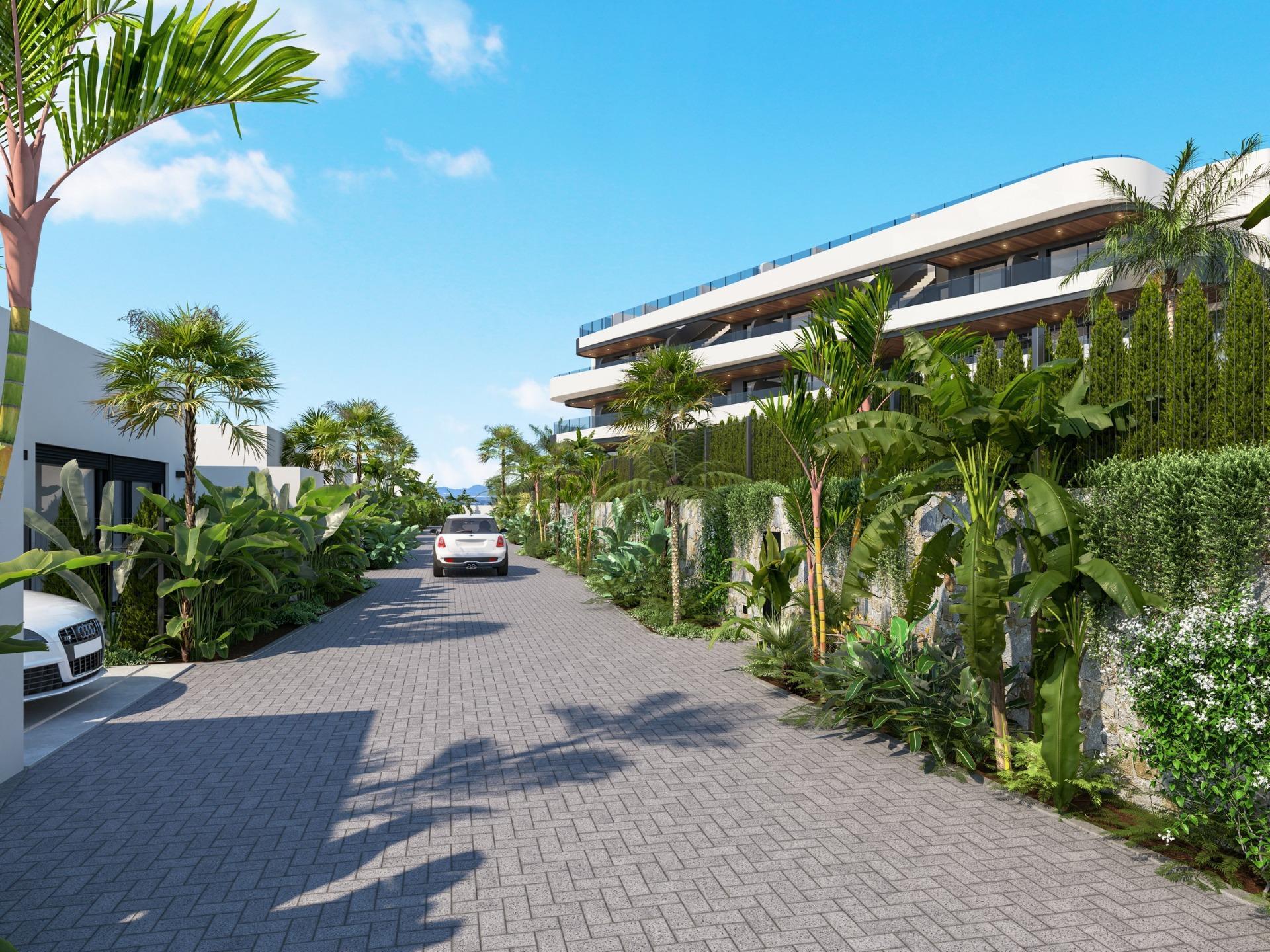 Apartamento de obra nueva en primera línea de golf en Los Alcázares con piscina