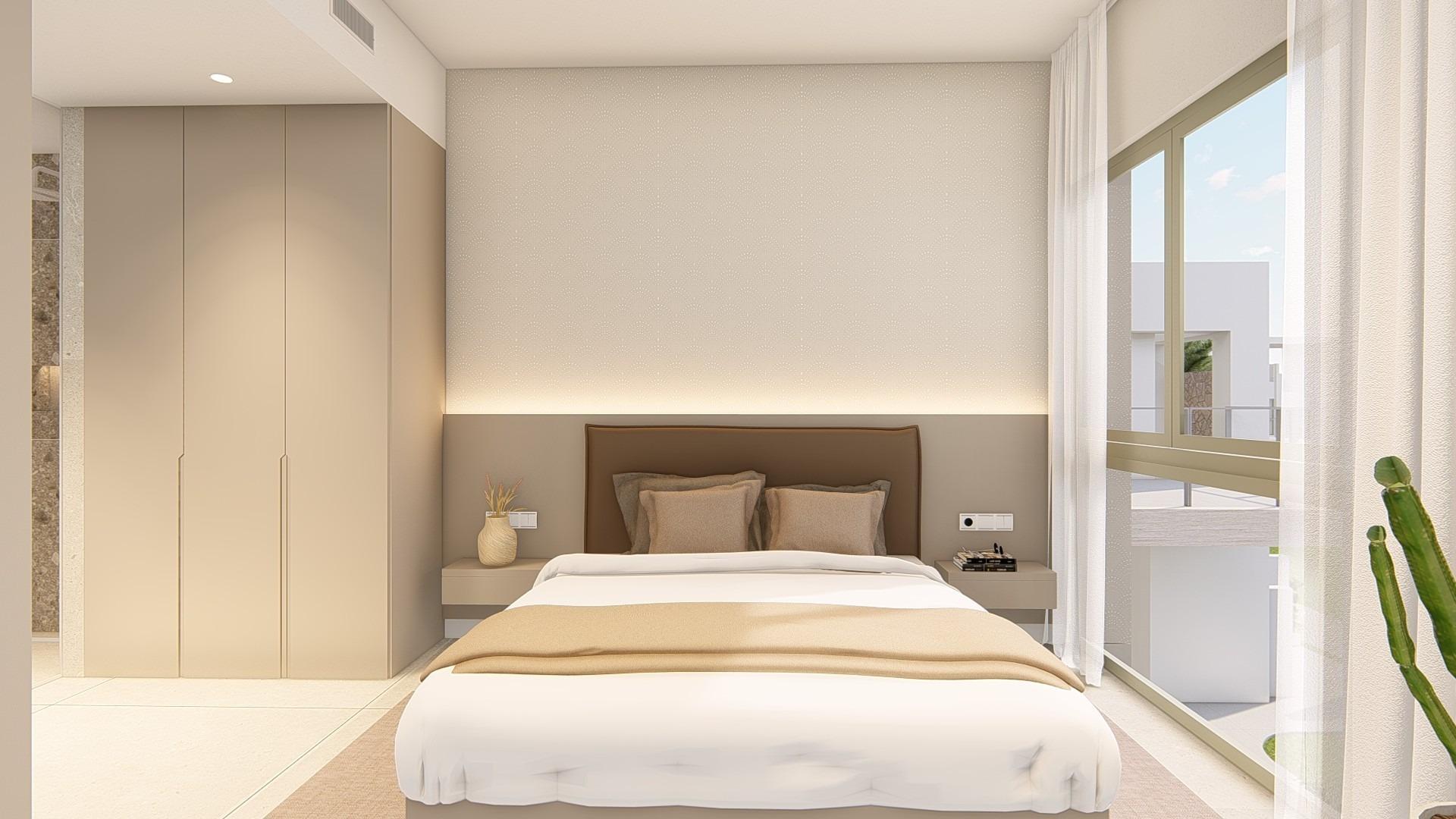 Apartamento de obra nueva en La Serena Golf con piscina privada — 3 dorm.