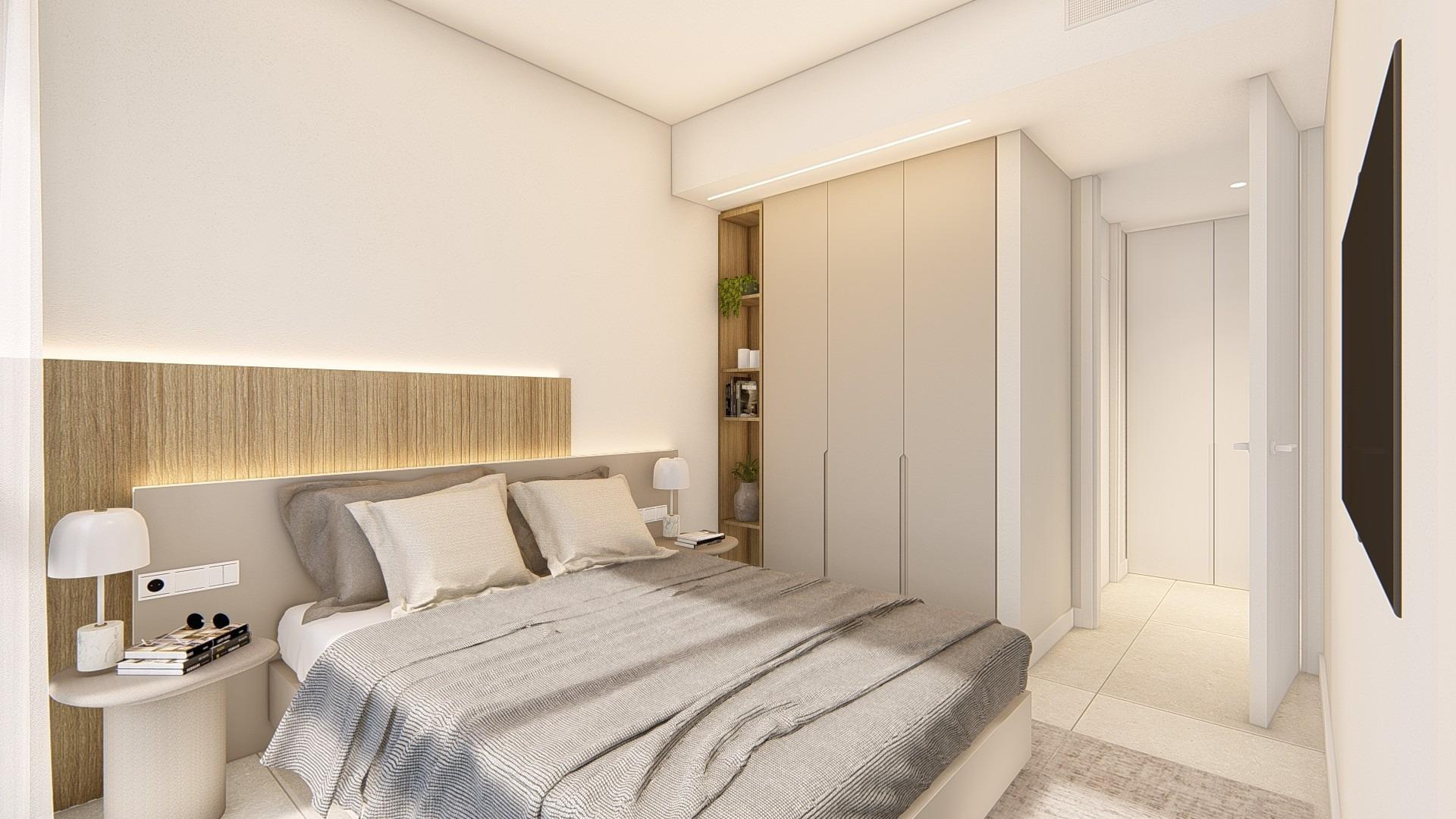 Apartamento de obra nueva en La Serena Golf con piscina privada — 3 dorm.