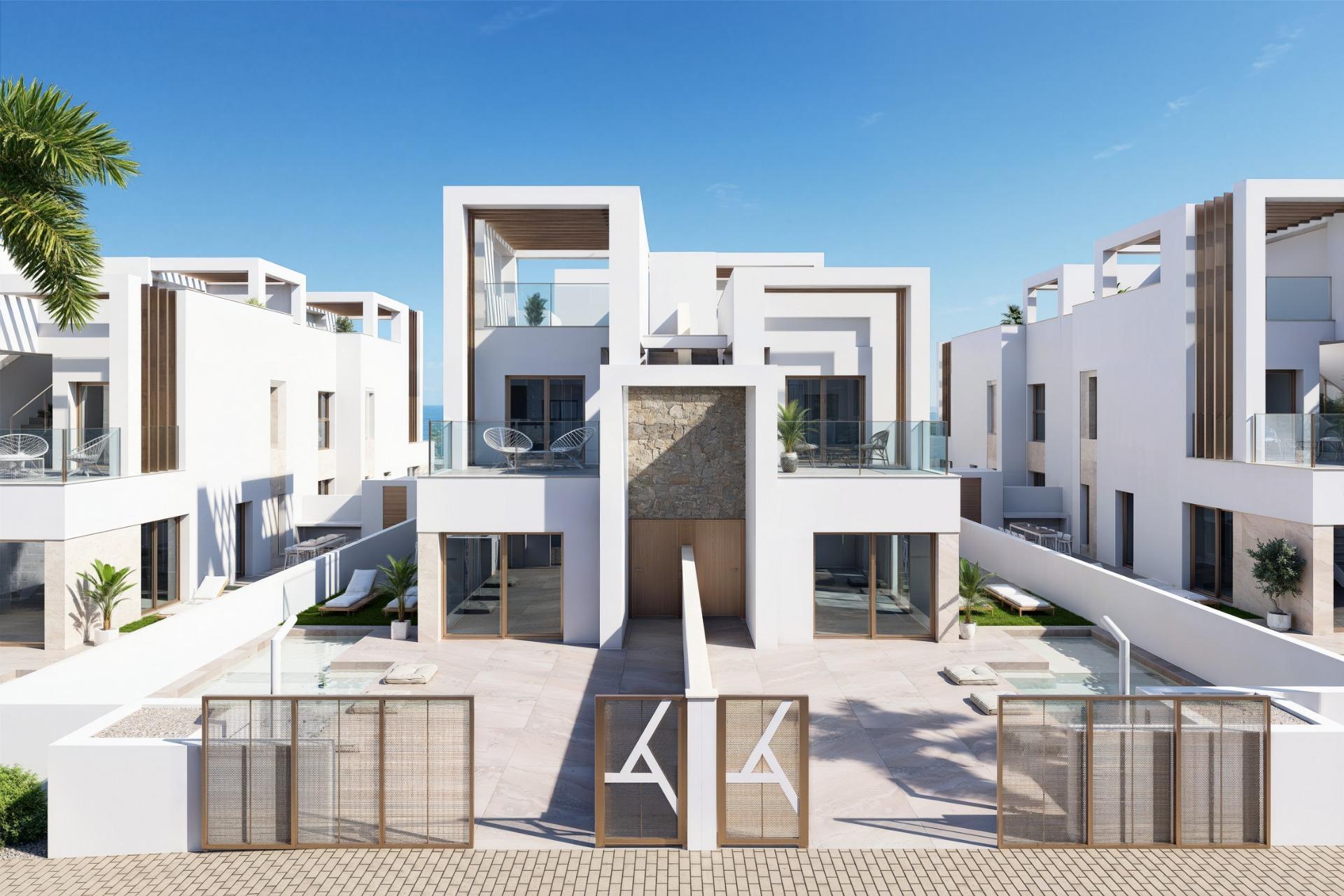 Villa de obra nueva con piscina privada en Serena Golf, Los Alcázares – 3 Dorm.