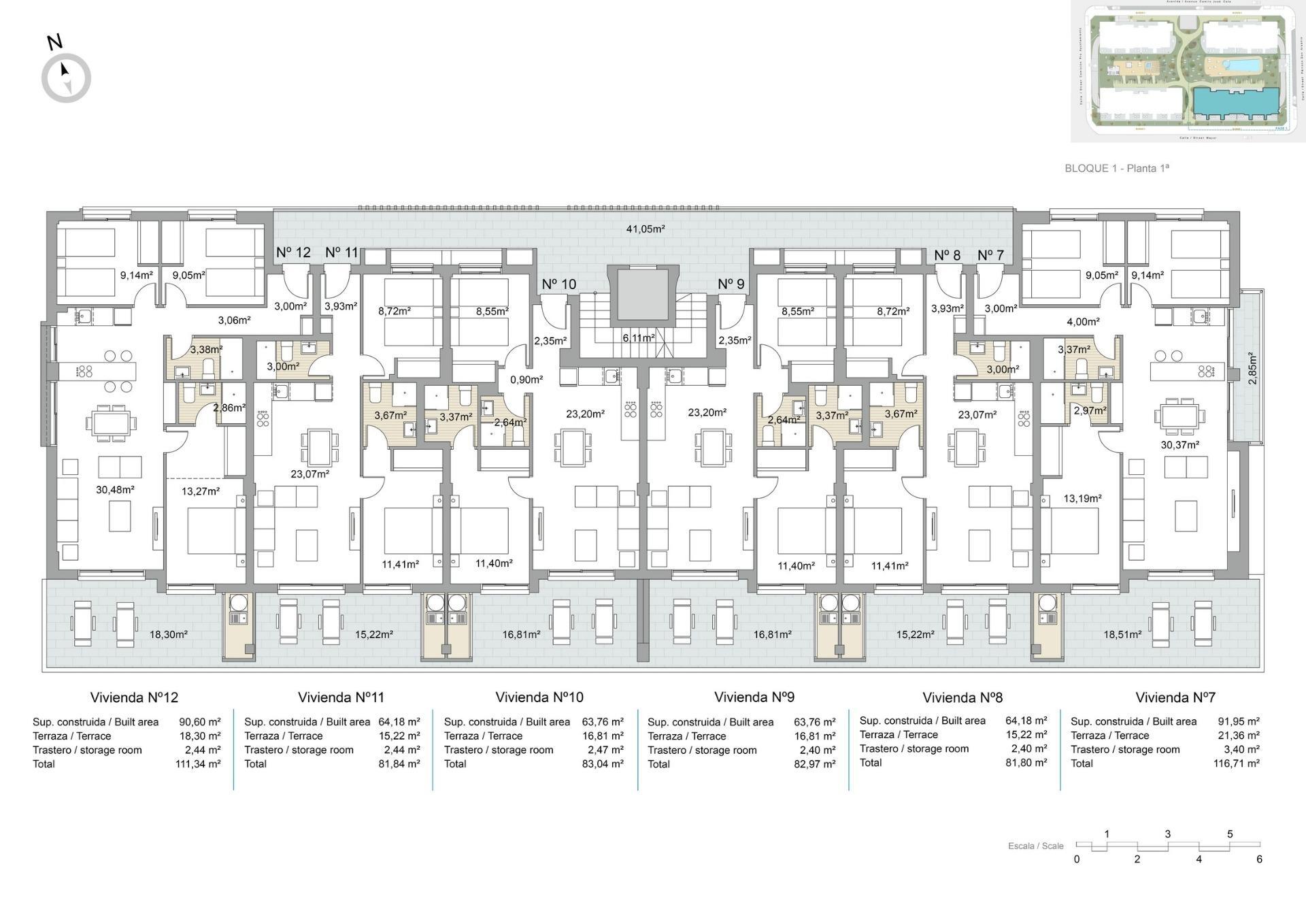 Apartamento de obra nueva con piscina privada en Pilar de la Horadada — 2 dorm.