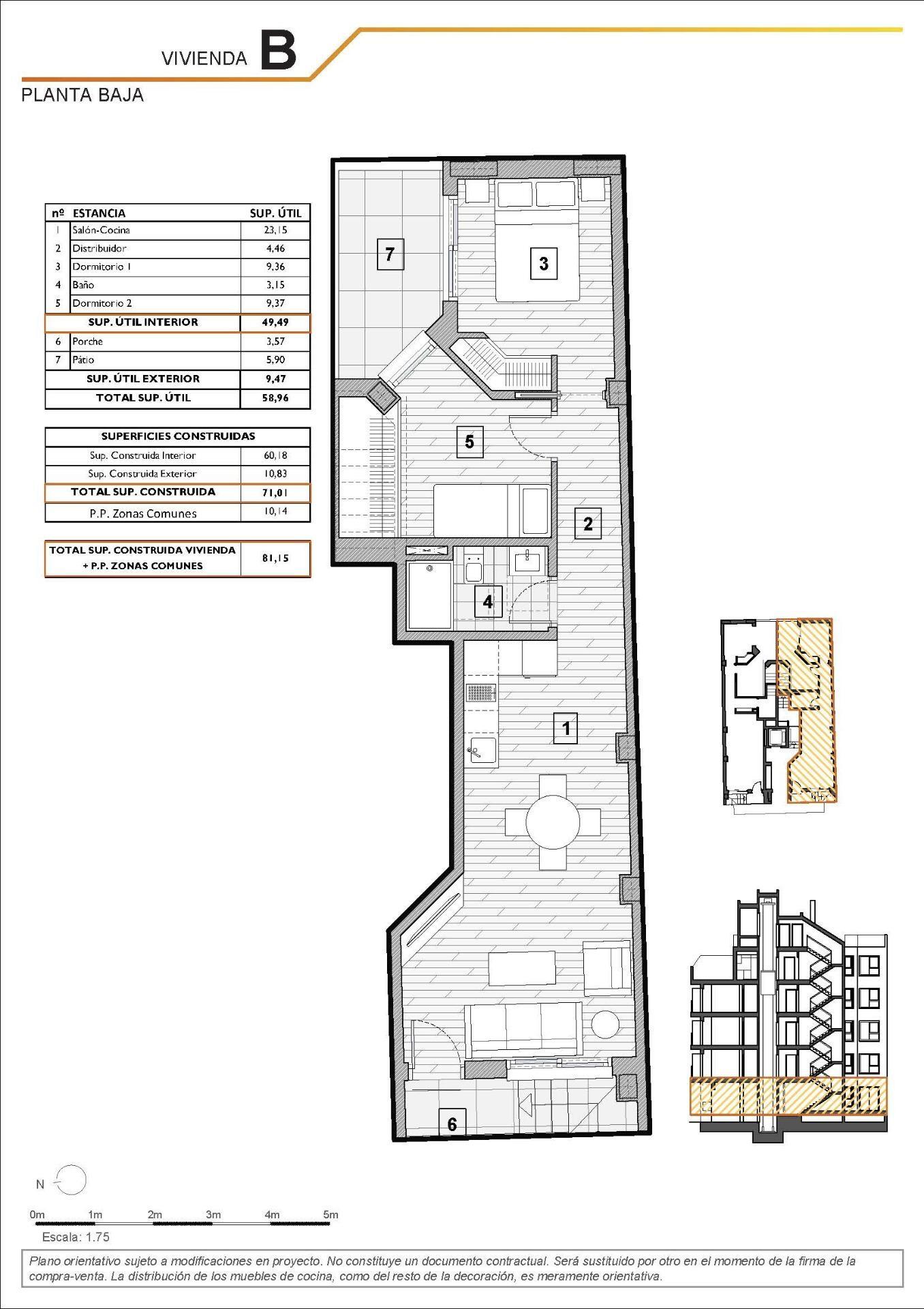 Apartamento de obra nueva con piscina privada en Guardamar – 600m de la playa