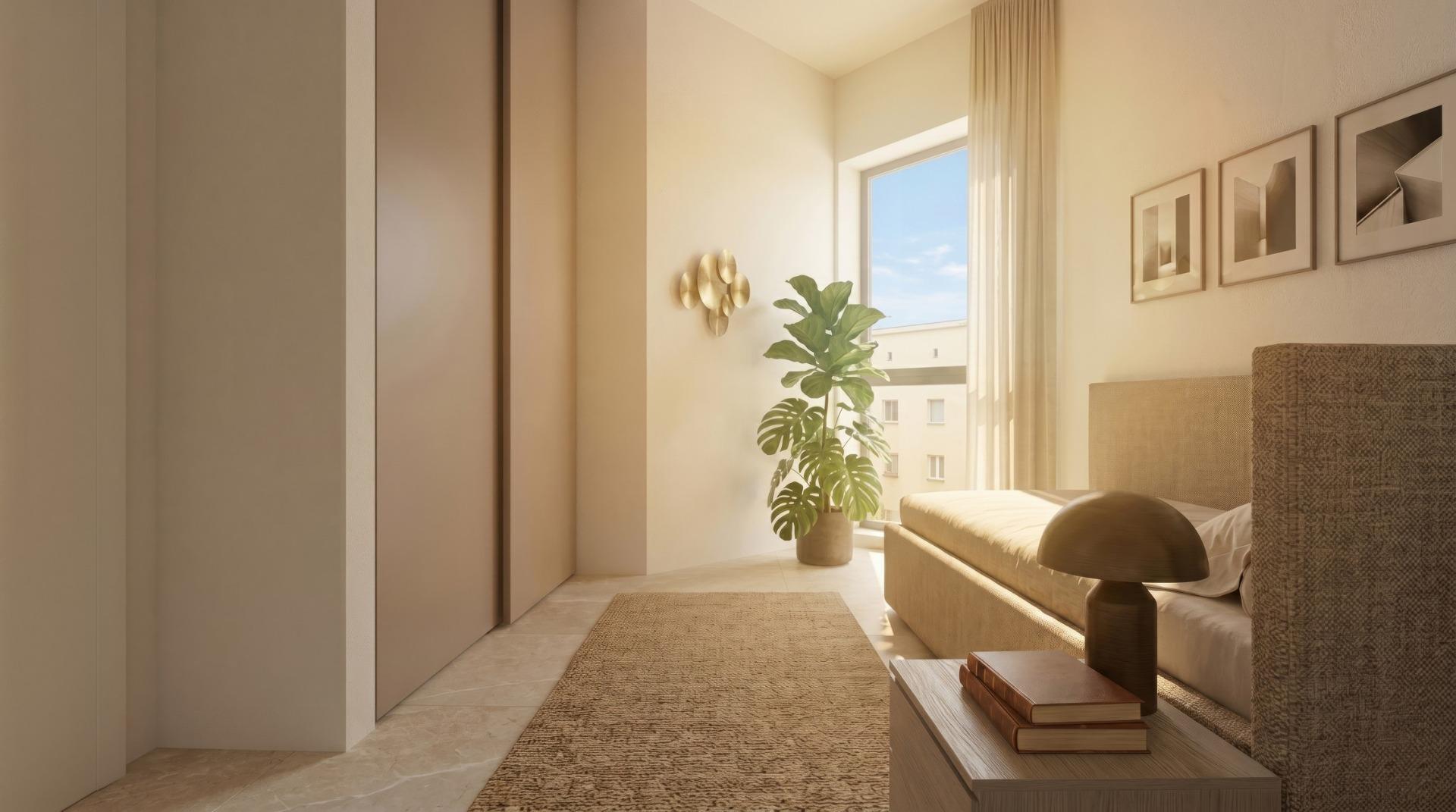 Obra nueva en Guardamar del Segura: Apartamento con piscina a 600m de la playa