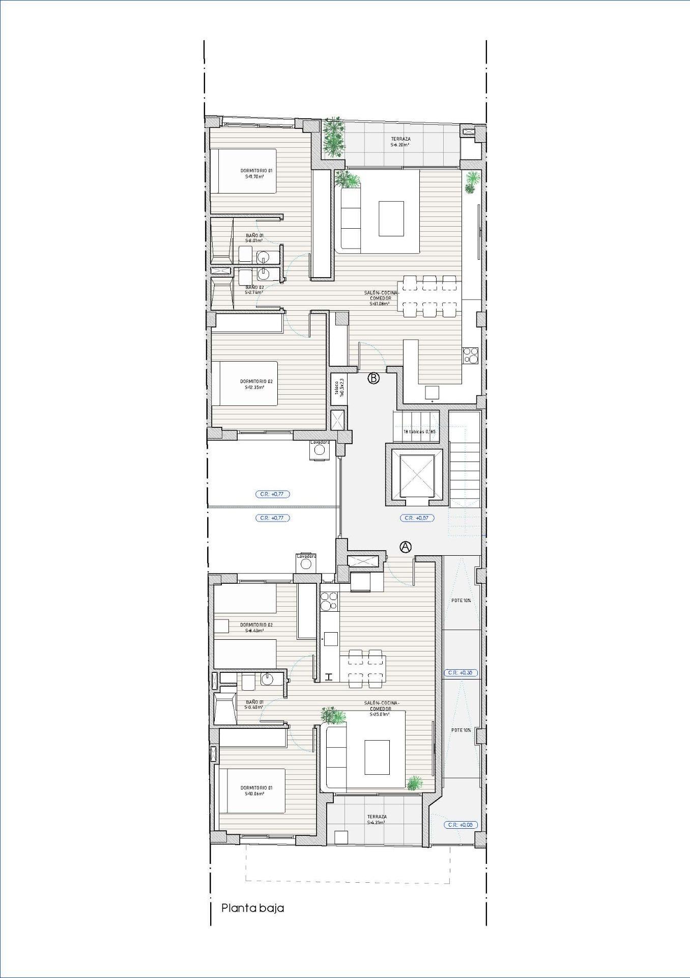 Apartamento de lujo frente al pinar en Guardamar – 2 hab, 2 baños y vistas al mar
