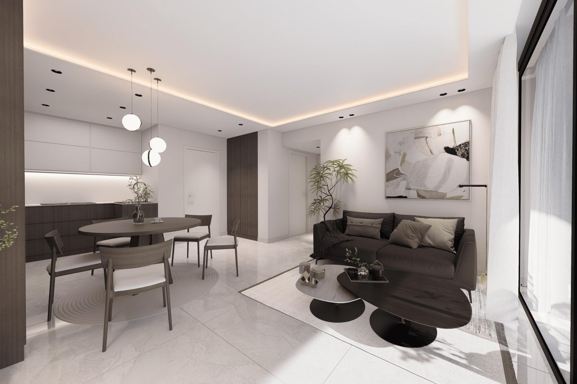 Apartamento de lujo frente al pinar en Guardamar — 2 dorm., Obra nueva