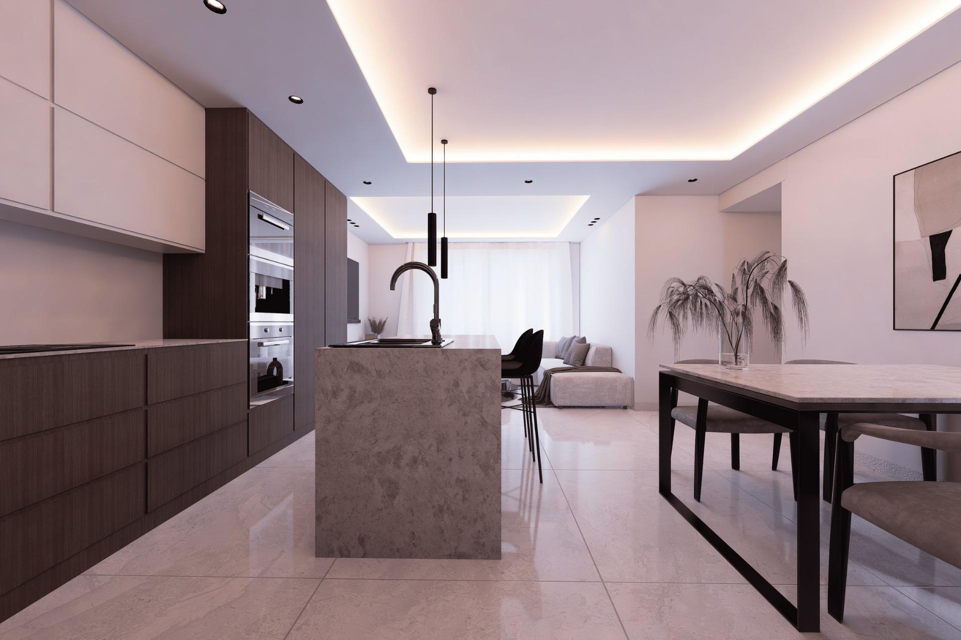 Apartamento de lujo frente al pinar en Guardamar — 2 dorm., Obra nueva