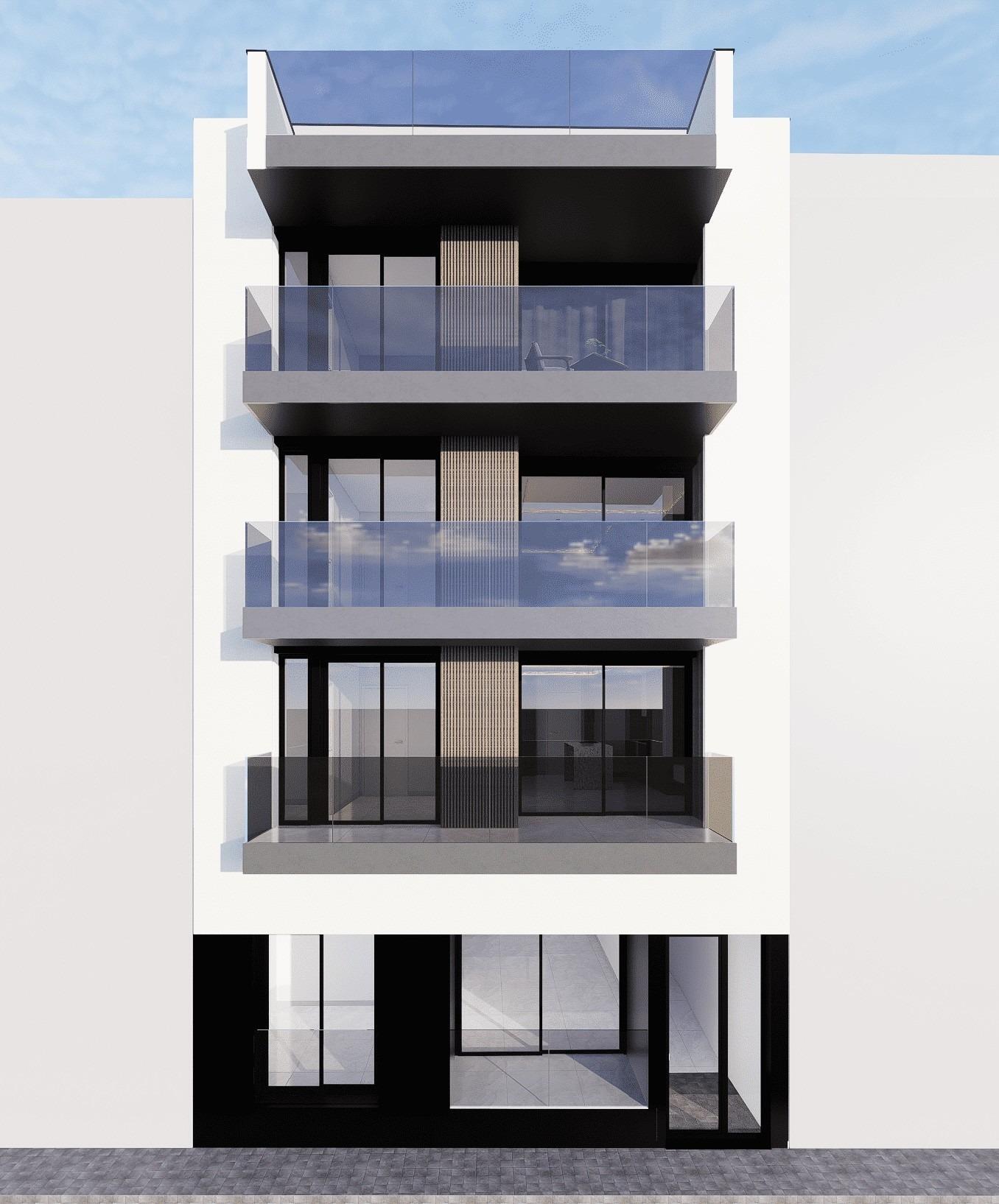 Ático de lujo frente al pinar en Guardamar — Vistas al mar y obra nueva