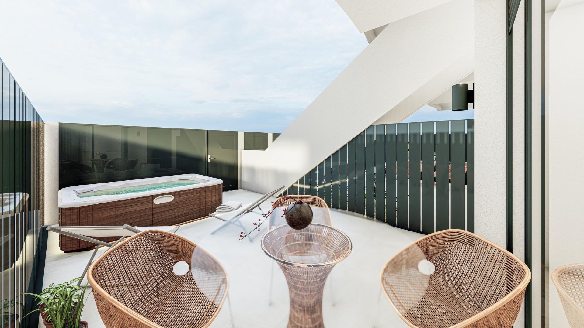 Chalet boutique de obra nueva a 800m de la playa en San Pedro del Pinatar - 2 dorm.