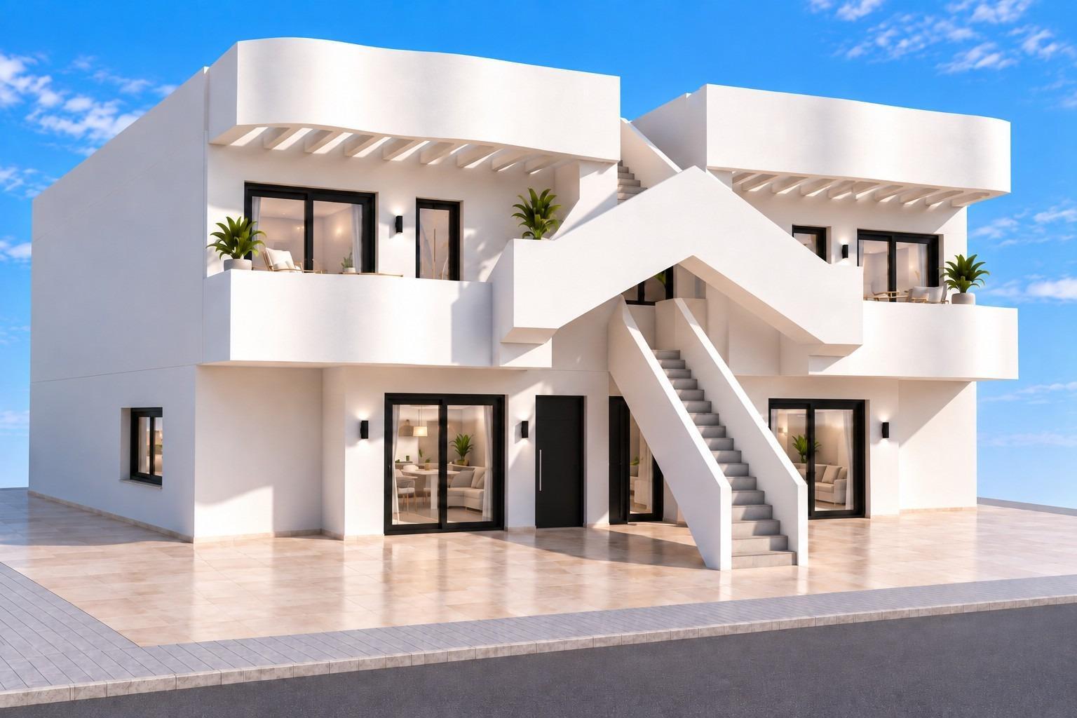 Chalet boutique de obra nueva con piscina privada en San Pedro del Pinatar