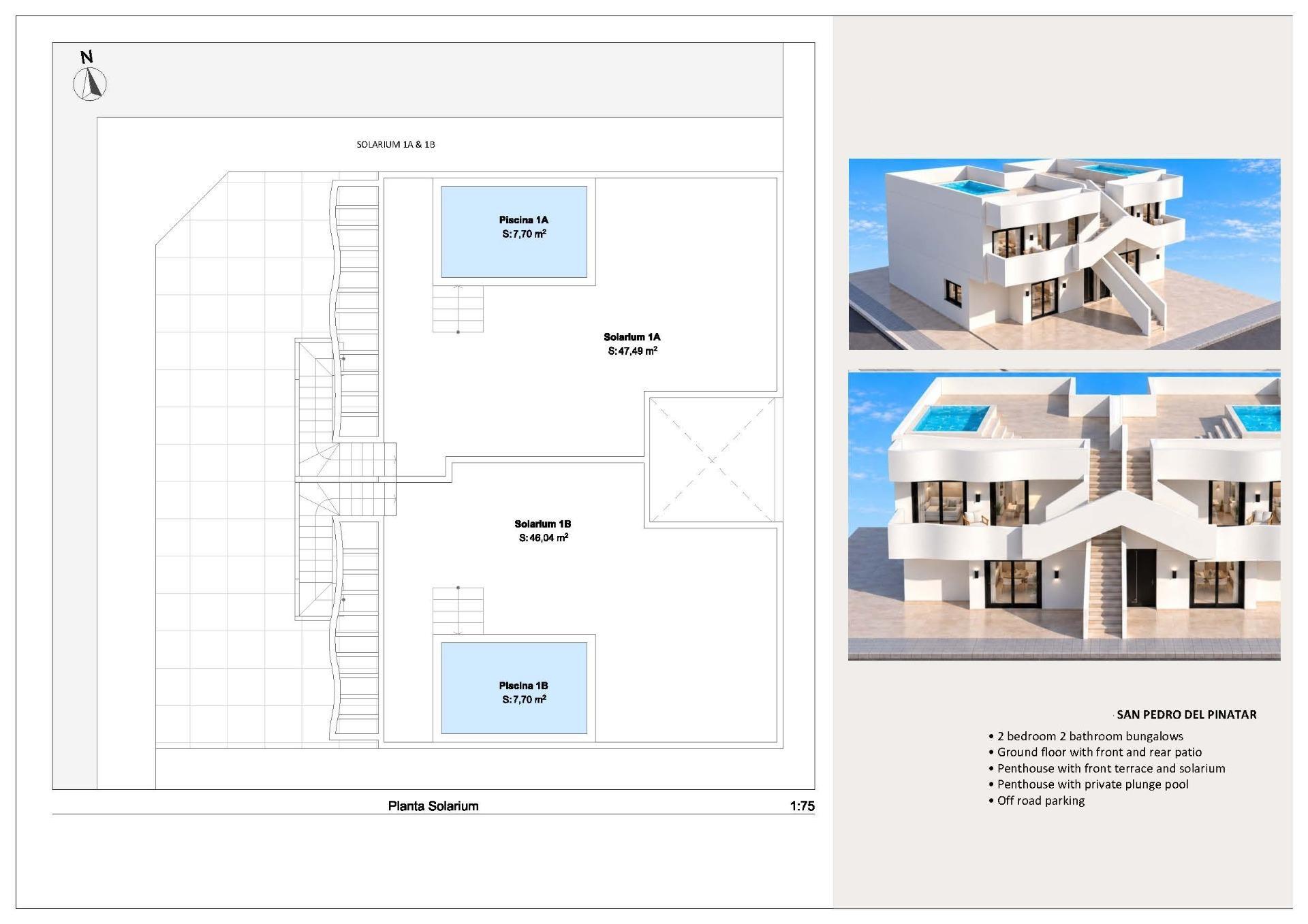 Chalet boutique de obra nueva con piscina privada en San Pedro del Pinatar