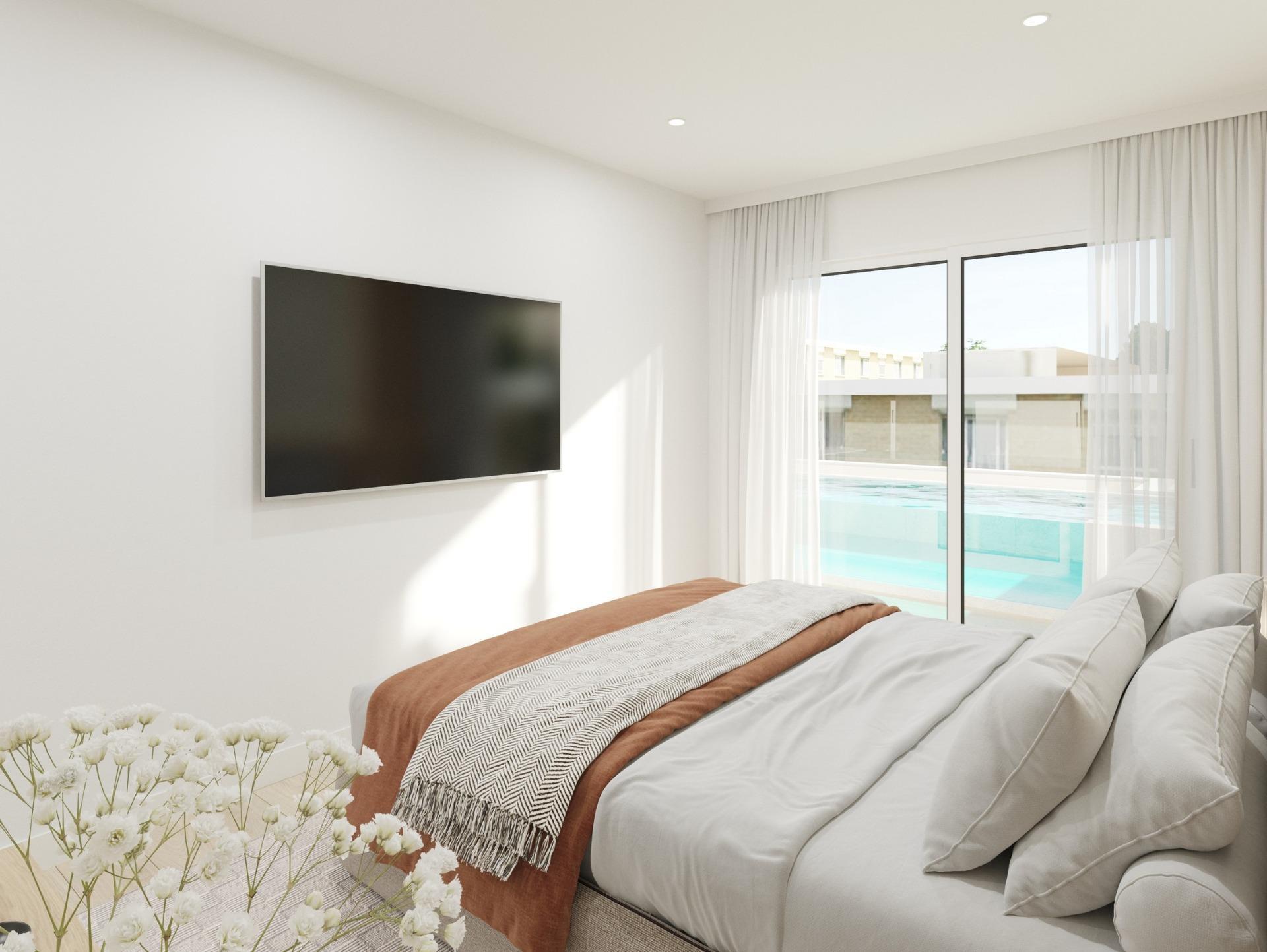 Ático de diseño con piscina privada en el centro de Guardamar — Obra nueva
