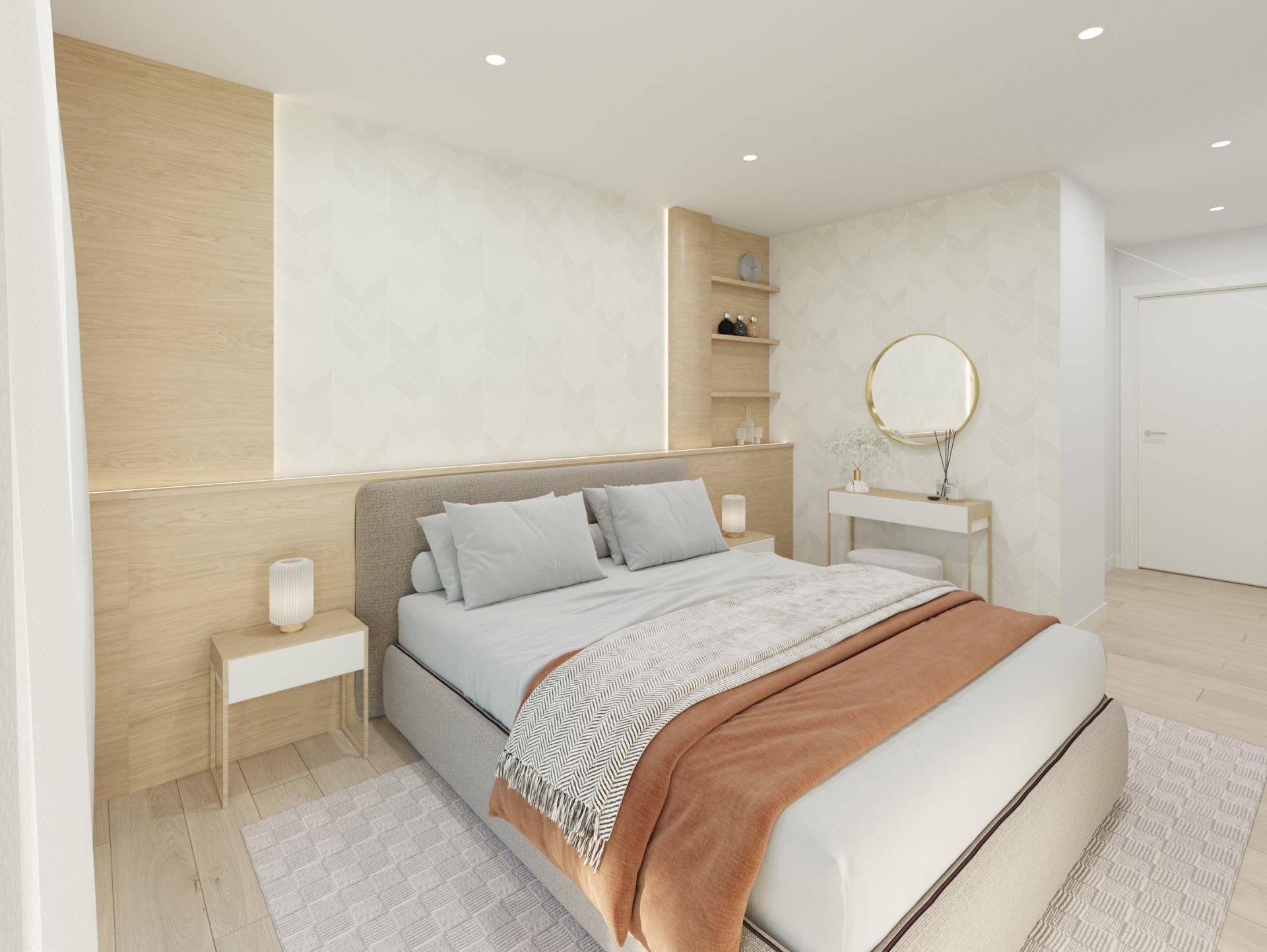 Ático de diseño con piscina privada en el centro de Guardamar — Obra nueva