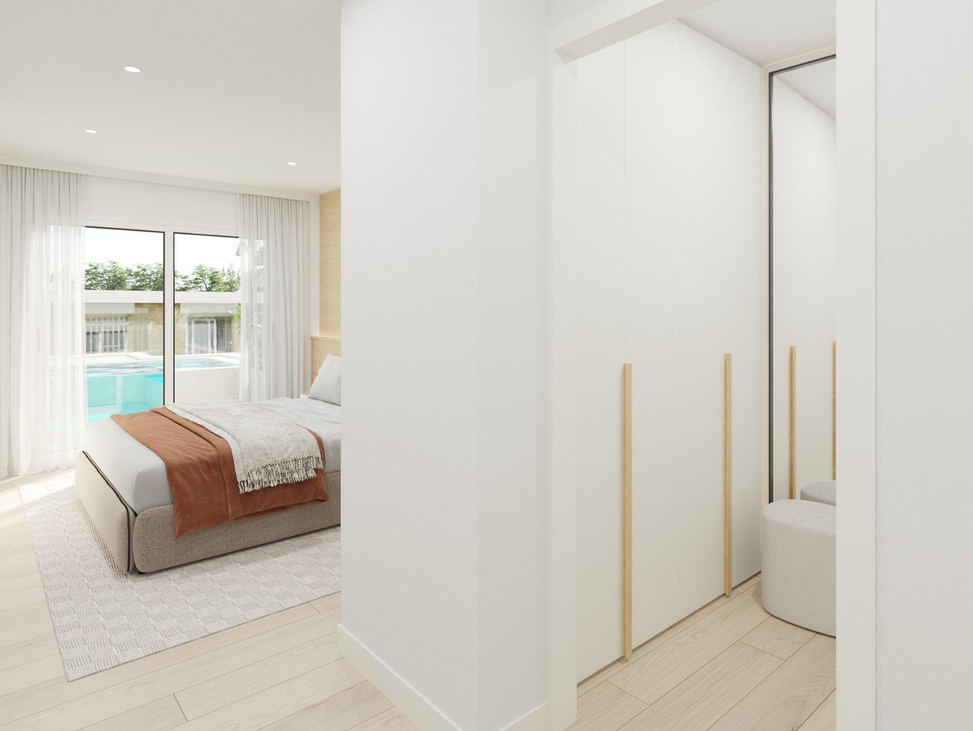 Ático de diseño con piscina privada en el centro de Guardamar — Obra nueva