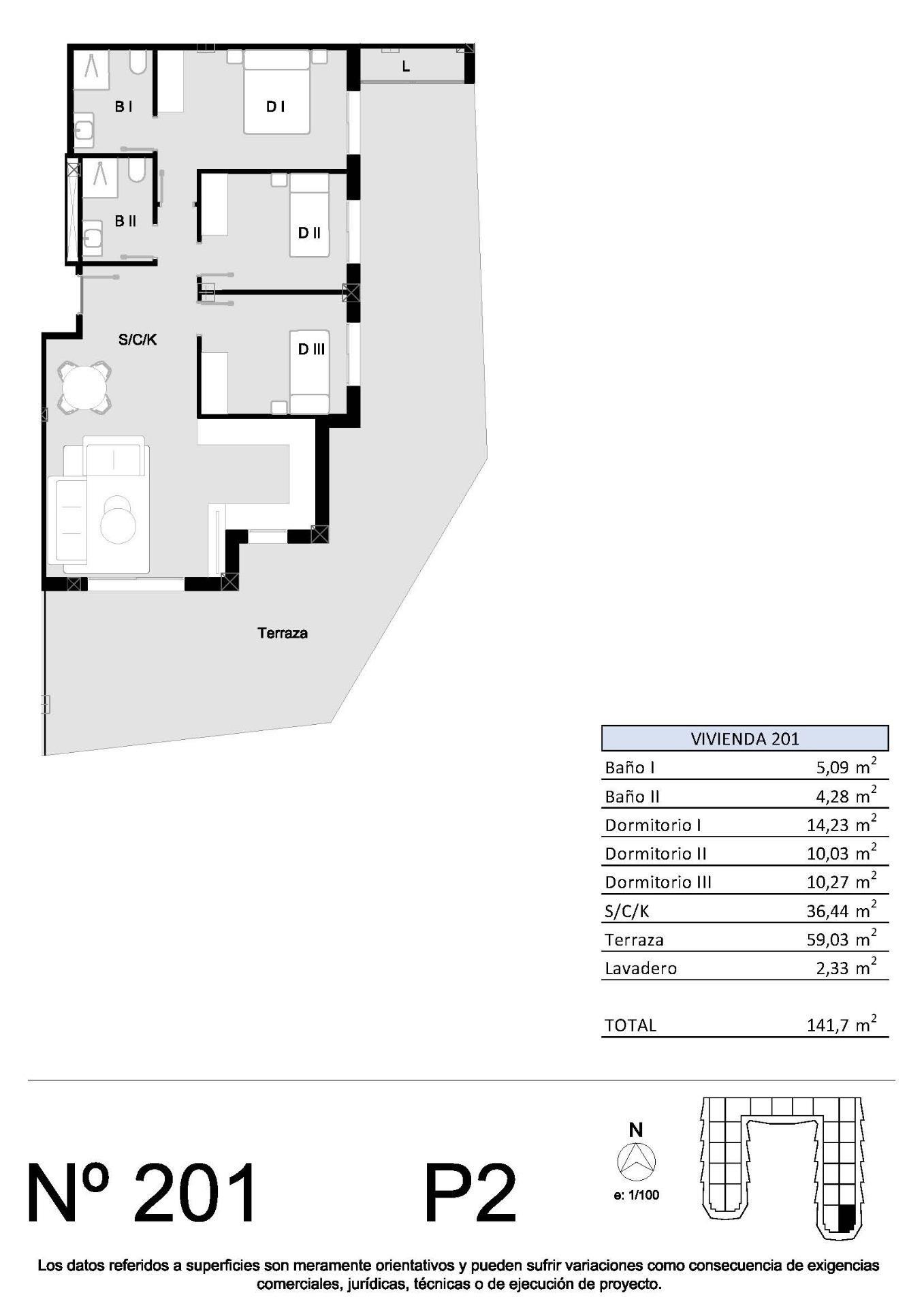 Apartamento de obra nueva en San Miguel de Salinas con piscina privada — 3 dorm.